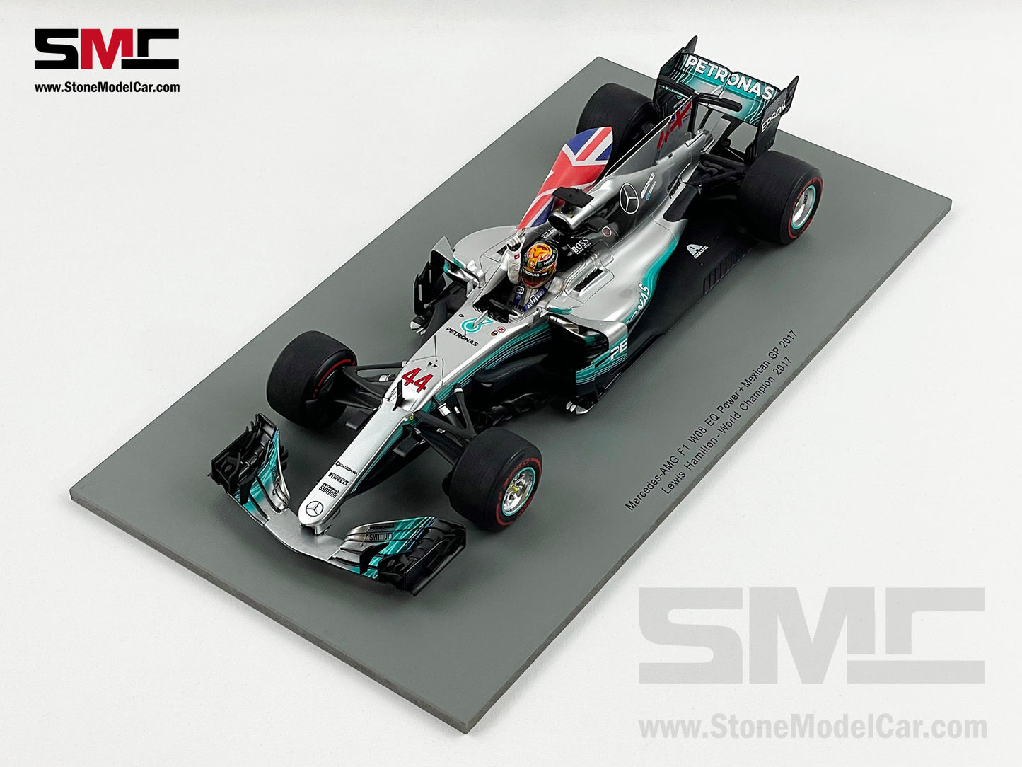 2017 4x World Champion Mercedes F1 W08 #44 Lewis Hamilton Mexico GP 1:18 Spark