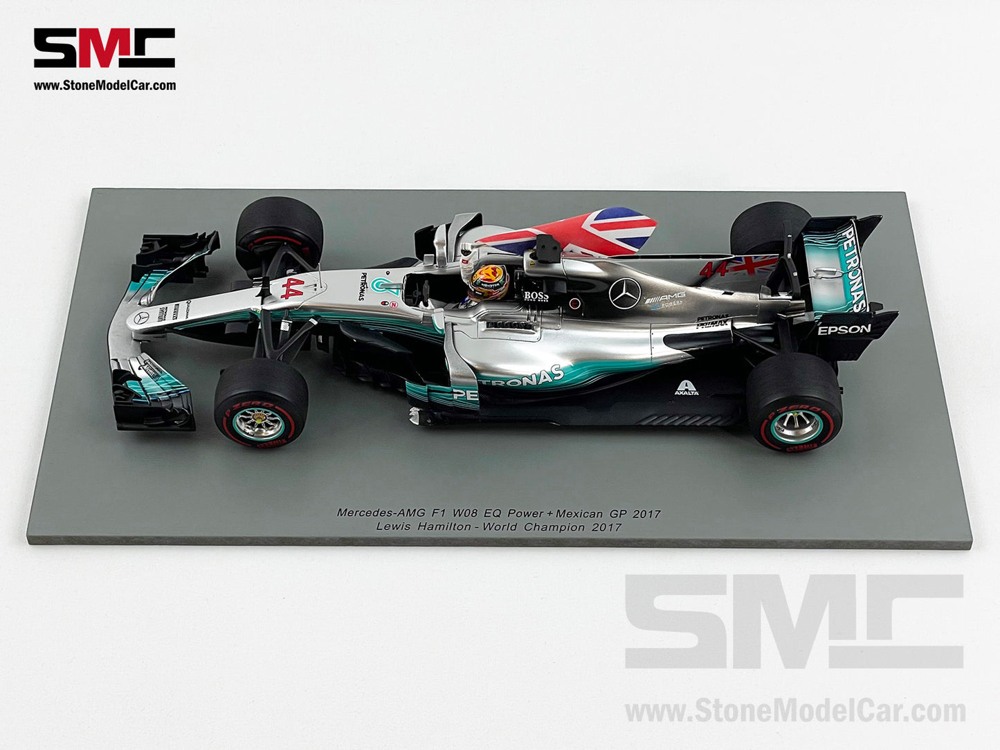2017 4x World Champion Mercedes F1 W08 #44 Lewis Hamilton Mexico GP 1:18 Spark