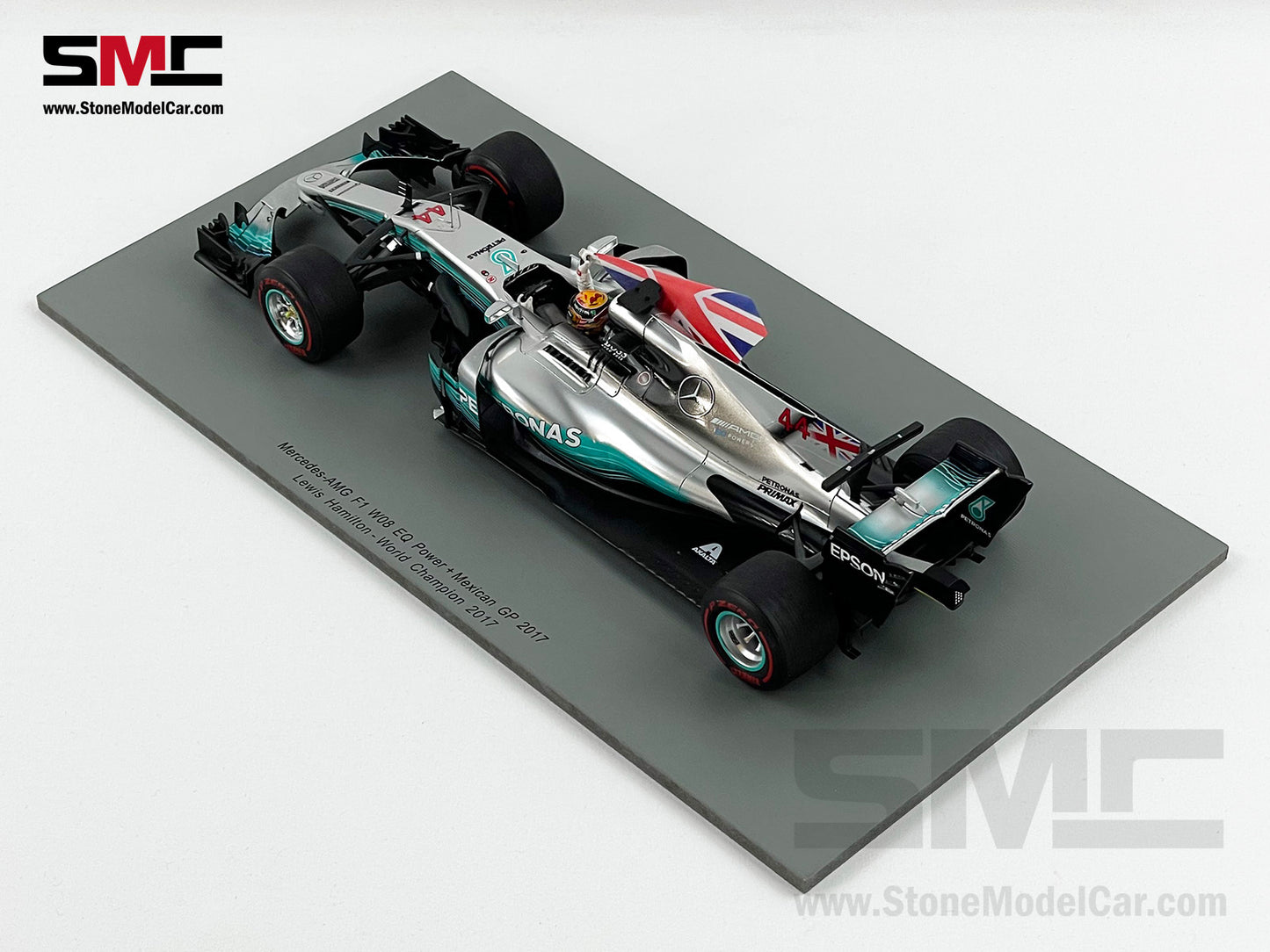 2017 4x World Champion Mercedes F1 W08 #44 Lewis Hamilton Mexico GP 1:18 Spark