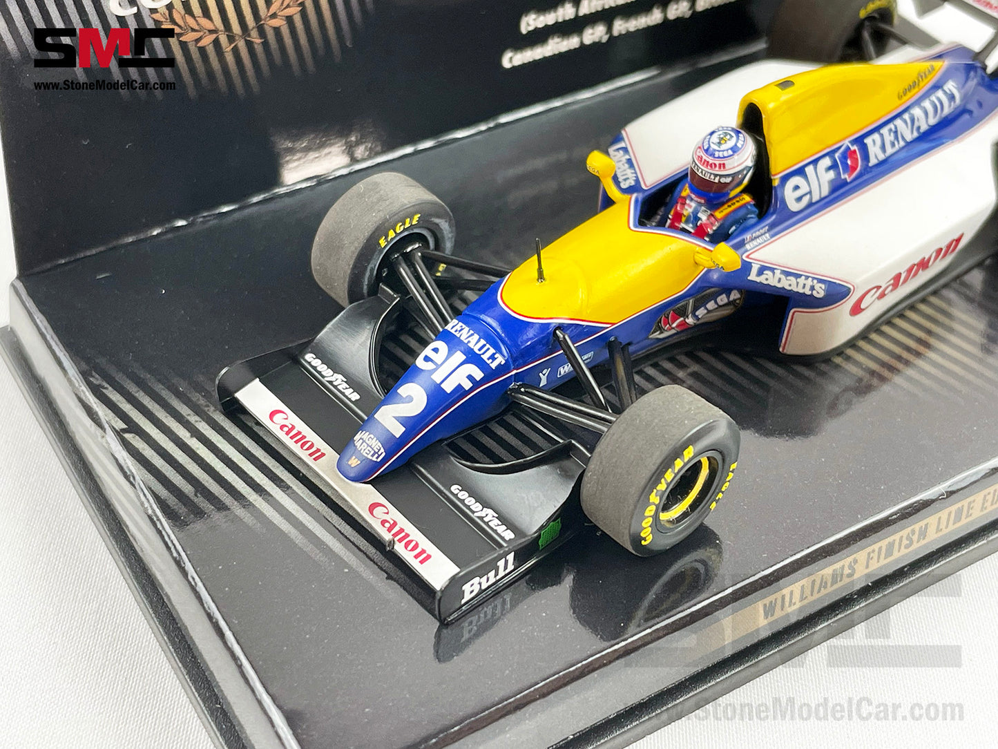 Williams F1 FW15C #2 Alain Prost 1993 World Champion 1:43 MINICHAMPS + CAMEL Decal