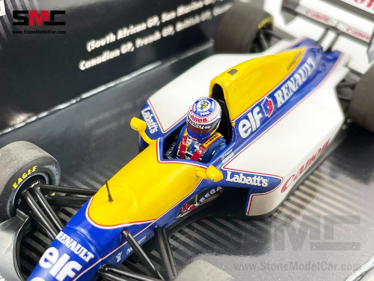 Williams F1 FW15C #2 Alain Prost 1993 World Champion 1:43 MINICHAMPS + CAMEL Decal