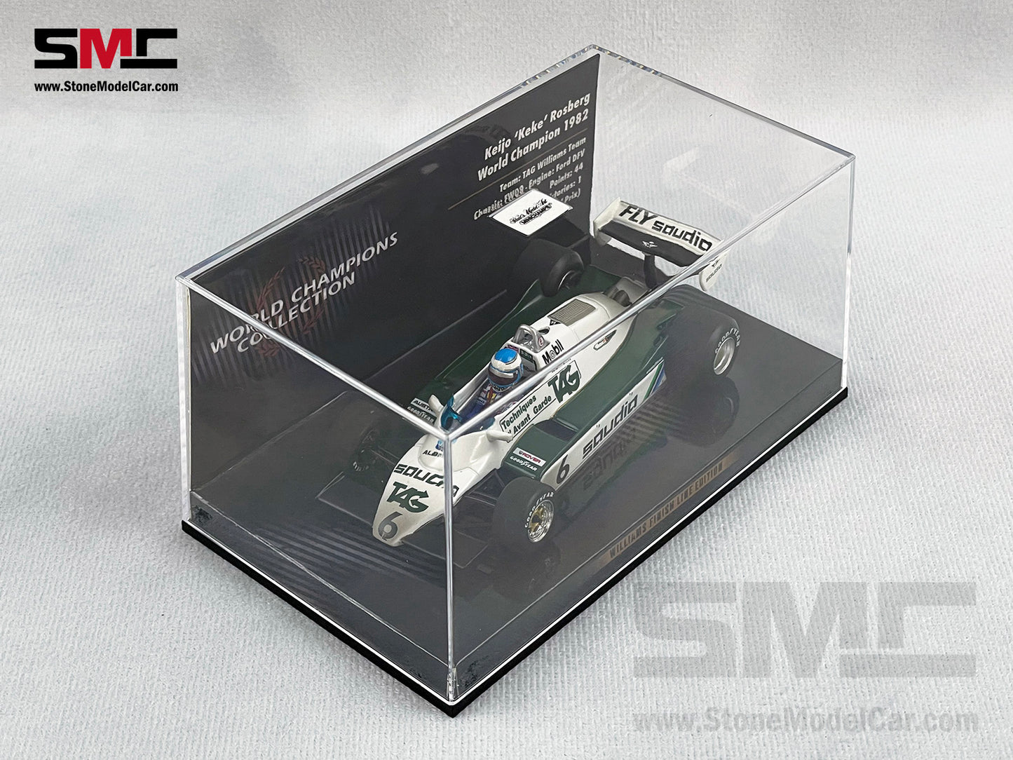 Williams F1 FW08 #6 Keke Rosberg Swiss GP 1982 World Champion 1:43 MINICHAMPS