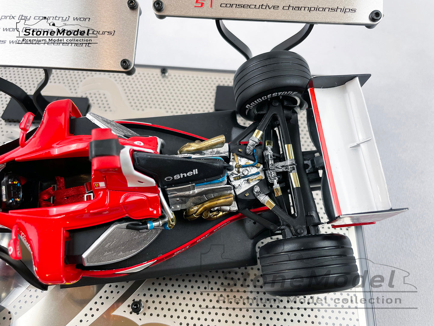 Ferrari F1 F2004 #1 Michael Schumacher ALL TIME CAREER RECORDS 2004 Hot Wheels 1:18