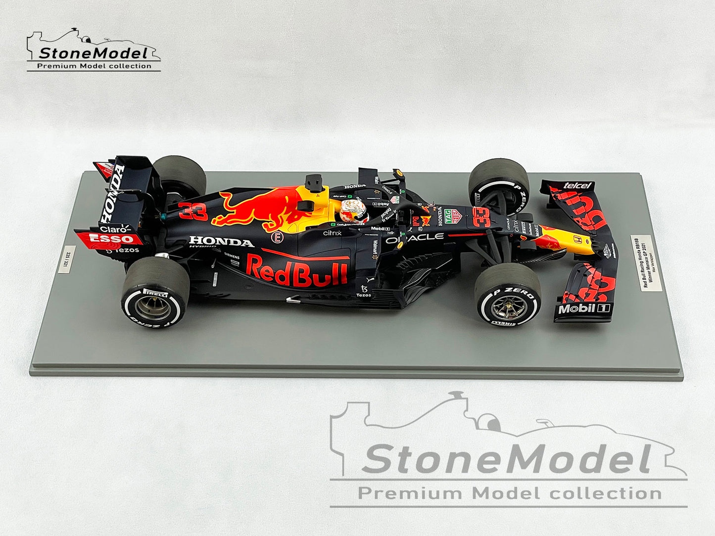 Spark 1:12 F1 Red Bull RB16B #33 Max Verstappen Monaco GP 2021 World Champion