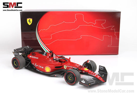 2022 F1 Ferrari F1-75 #16 Charles Leclerc Bahrain GP Winner 1st Win BBR 1:18