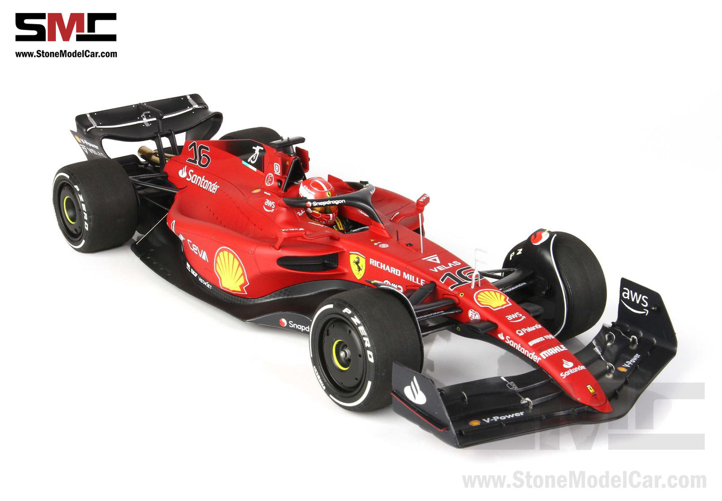 2022 F1 Ferrari F1-75 #16 Charles Leclerc Australian GP Winner BBR 1:18