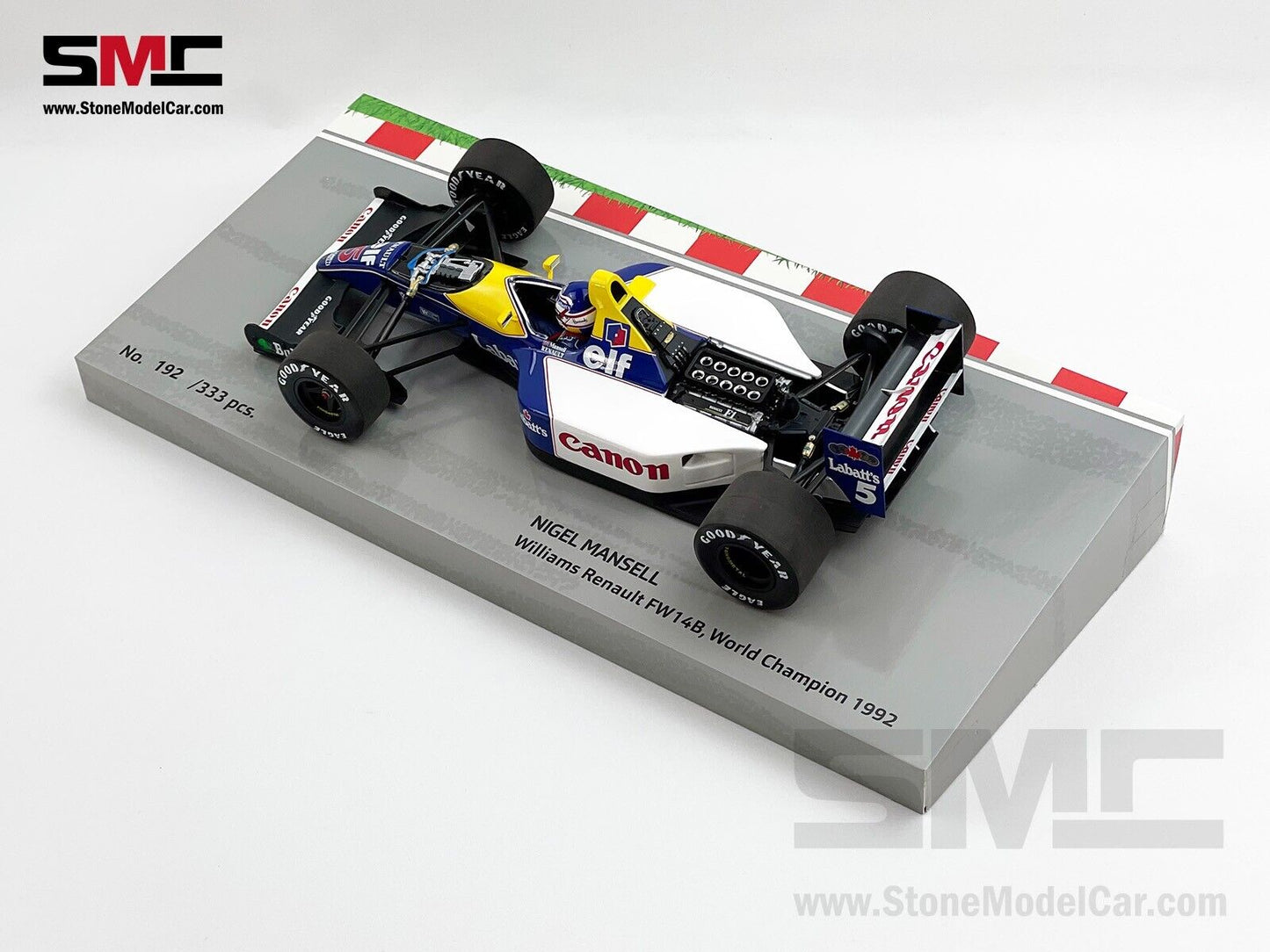 Williams Renault F1 FW14B #5 Nigel Mansell 1992 World Champion 1:18 MINICHAMPS