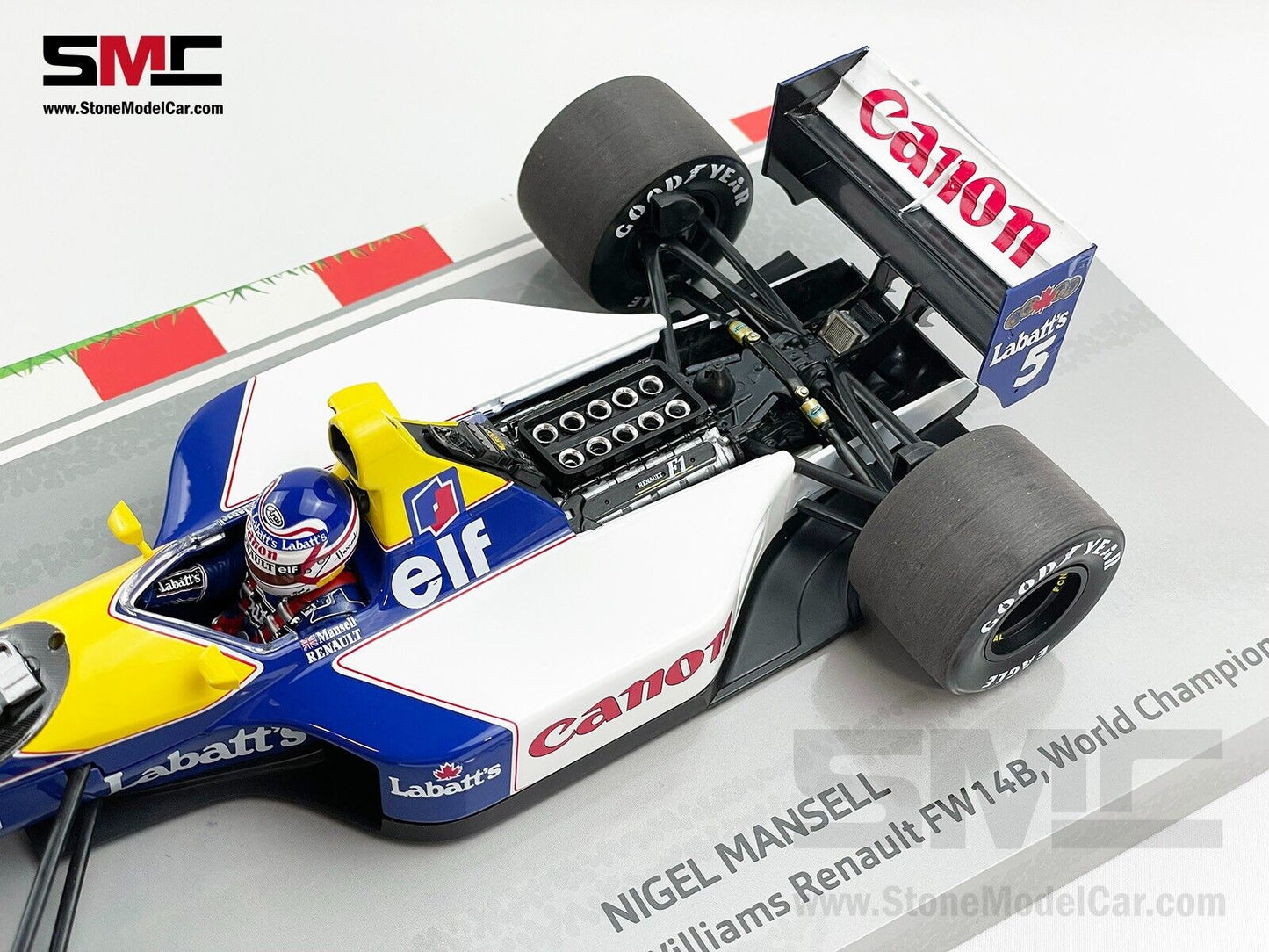 Williams Renault F1 FW14B #5 Nigel Mansell 1992 World Champion 1:18 MINICHAMPS
