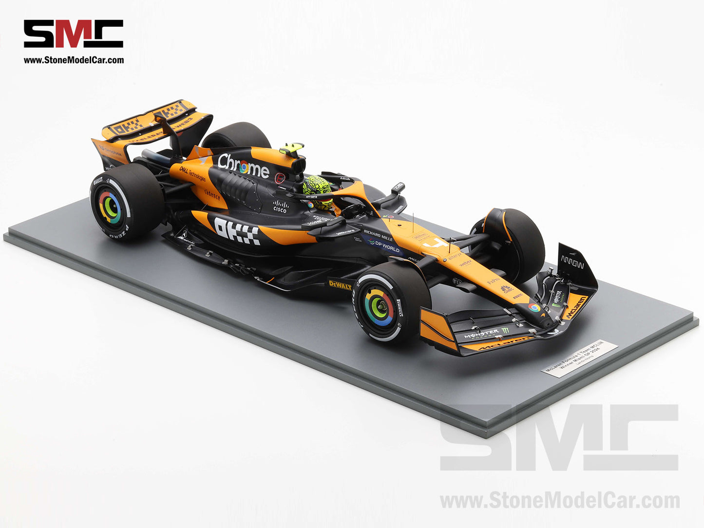 [Pre-Order] McLaren F1 MCL38 #4 Lando Norris Miami GP 2024 1st Career Win 1:12 Spark 12S047