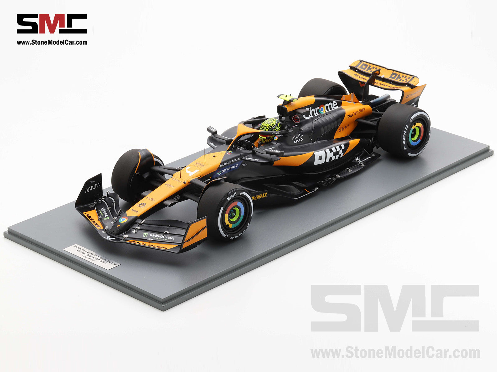 Pre-Order] McLaren F1 MCL38 #4 Lando Norris Miami GP 2024 1st