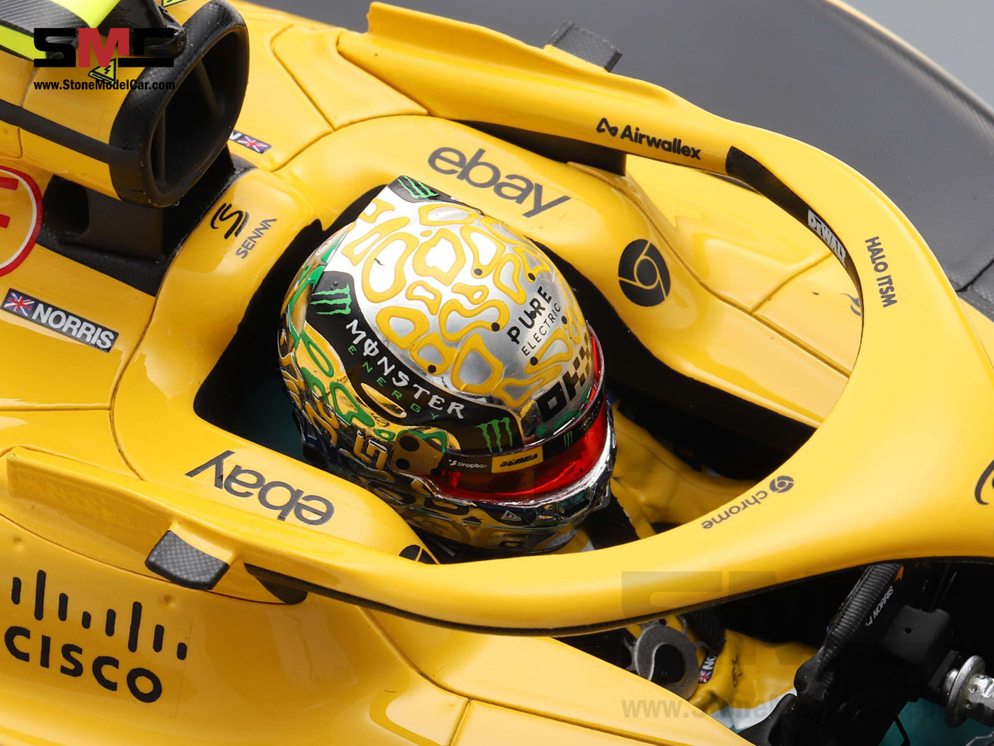 [Pre-Order] McLaren F1 MCL38 #4 Lando Norris 4th Monaco GP 2024 Special Livery 1:12 Spark 12S048