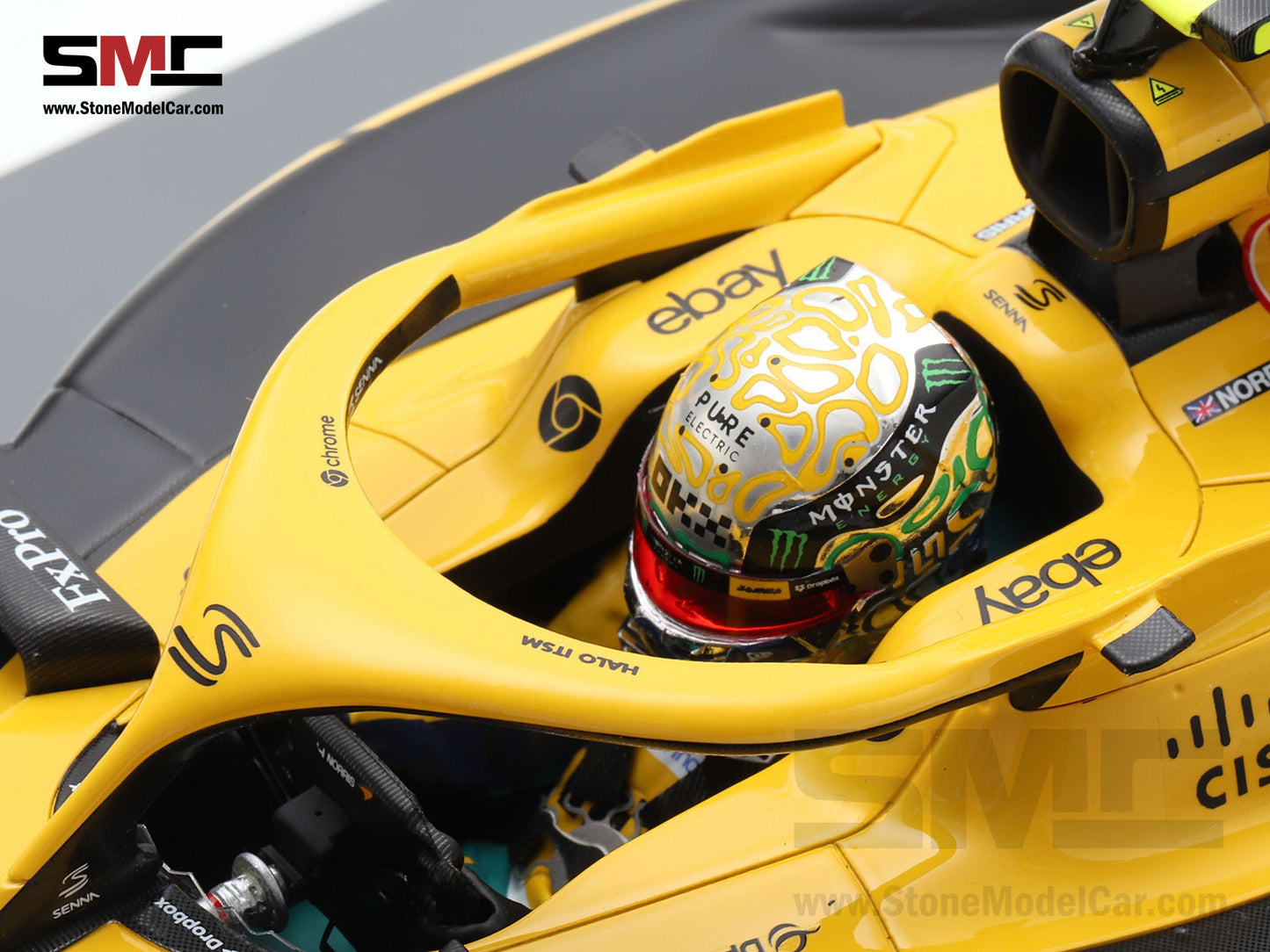 [Pre-Order] McLaren F1 MCL38 #4 Lando Norris 4th Monaco GP 2024 Special Livery 1:12 Spark 12S048
