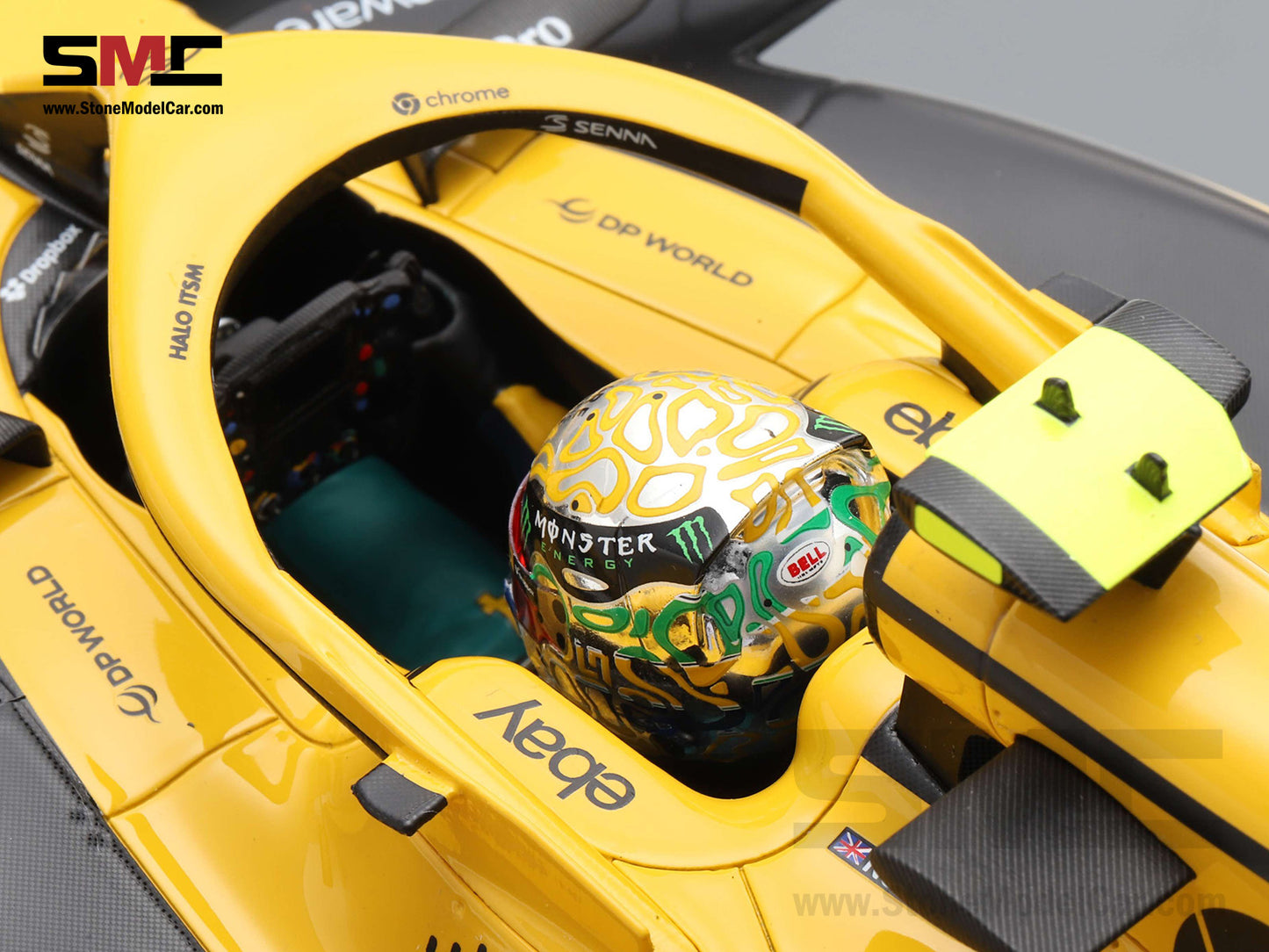 [Pre-Order] McLaren F1 MCL38 #4 Lando Norris 4th Monaco GP 2024 Special Livery 1:12 Spark 12S048