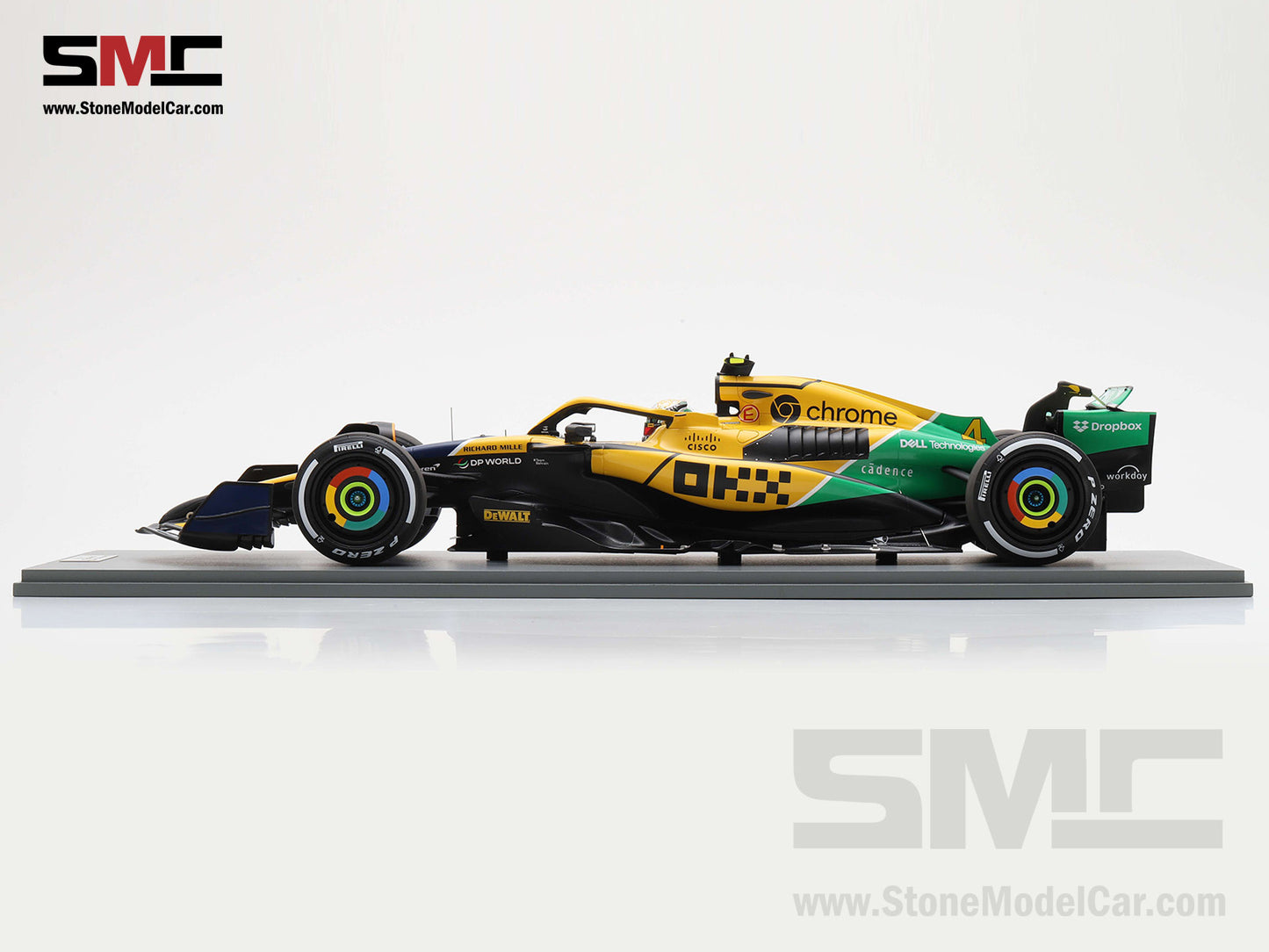 [Pre-Order] McLaren F1 MCL38 #4 Lando Norris 4th Monaco GP 2024 Special Livery 1:12 Spark 12S048
