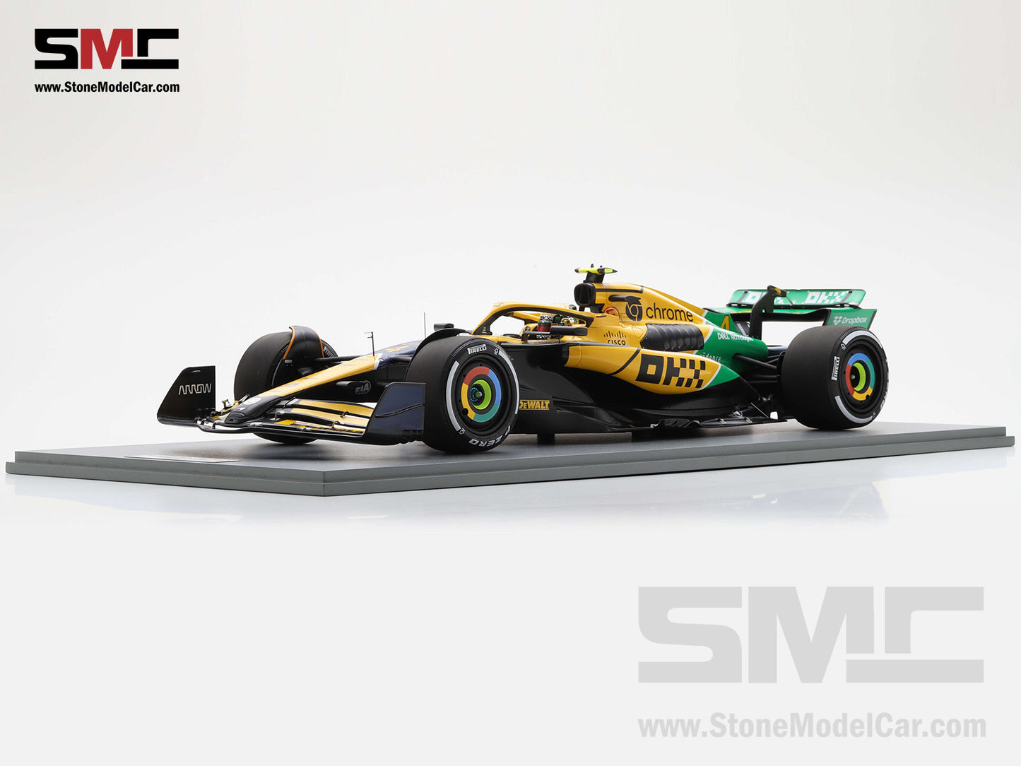 [Pre-Order] McLaren F1 MCL38 #4 Lando Norris 4th Monaco GP 2024 Special Livery 1:12 Spark 12S048