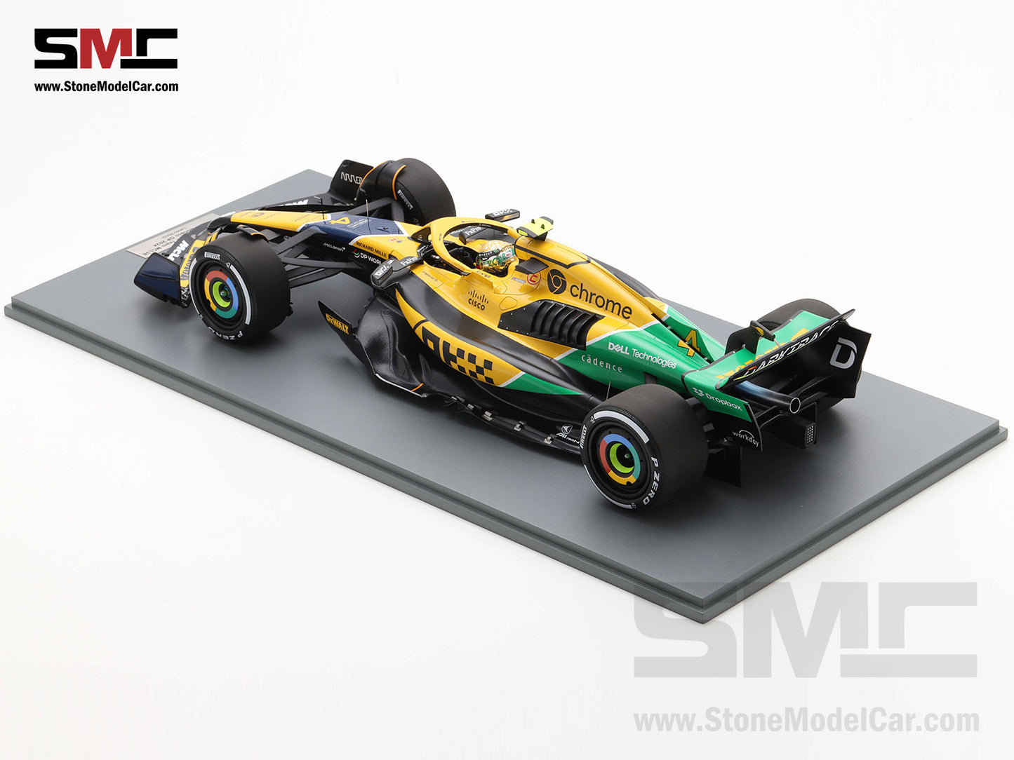 [Pre-Order] McLaren F1 MCL38 #4 Lando Norris 4th Monaco GP 2024 Special Livery 1:12 Spark 12S048