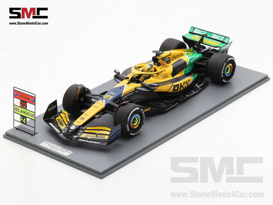 [Pre-Order] McLaren F1 MCL38 #81 Oscar Piastri 2nd Monaco GP 2024 Special Livery 1:12 Spark 12S049
