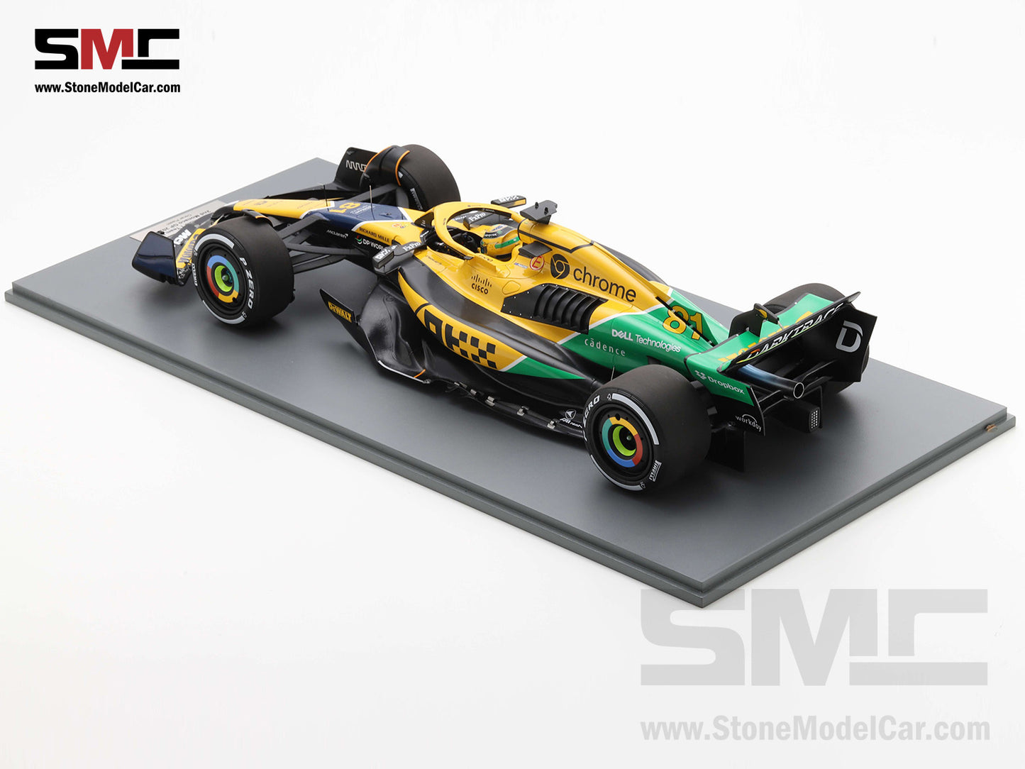 [Pre-Order] McLaren F1 MCL38 #81 Oscar Piastri 2nd Monaco GP 2024 Special Livery 1:12 Spark 12S049