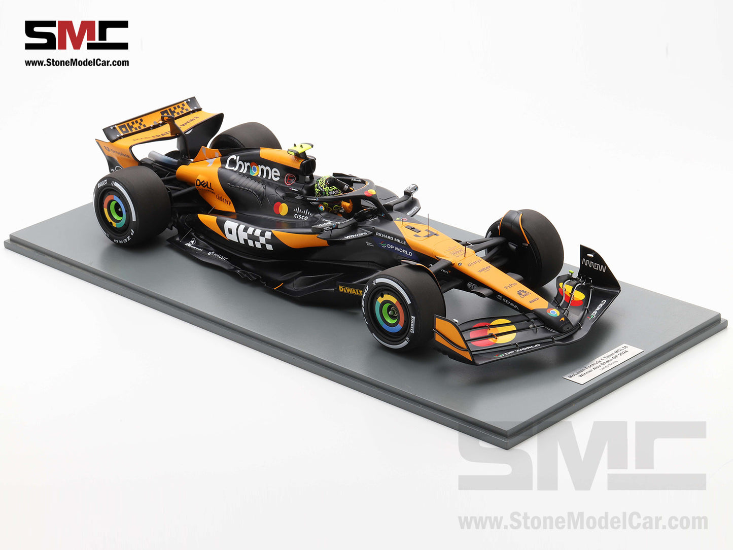 [Pre-Order] McLaren F1 MCL38 #4 Lando Norris Abu Dhabi GP 2024 Winner 1:12 Spark 12S052