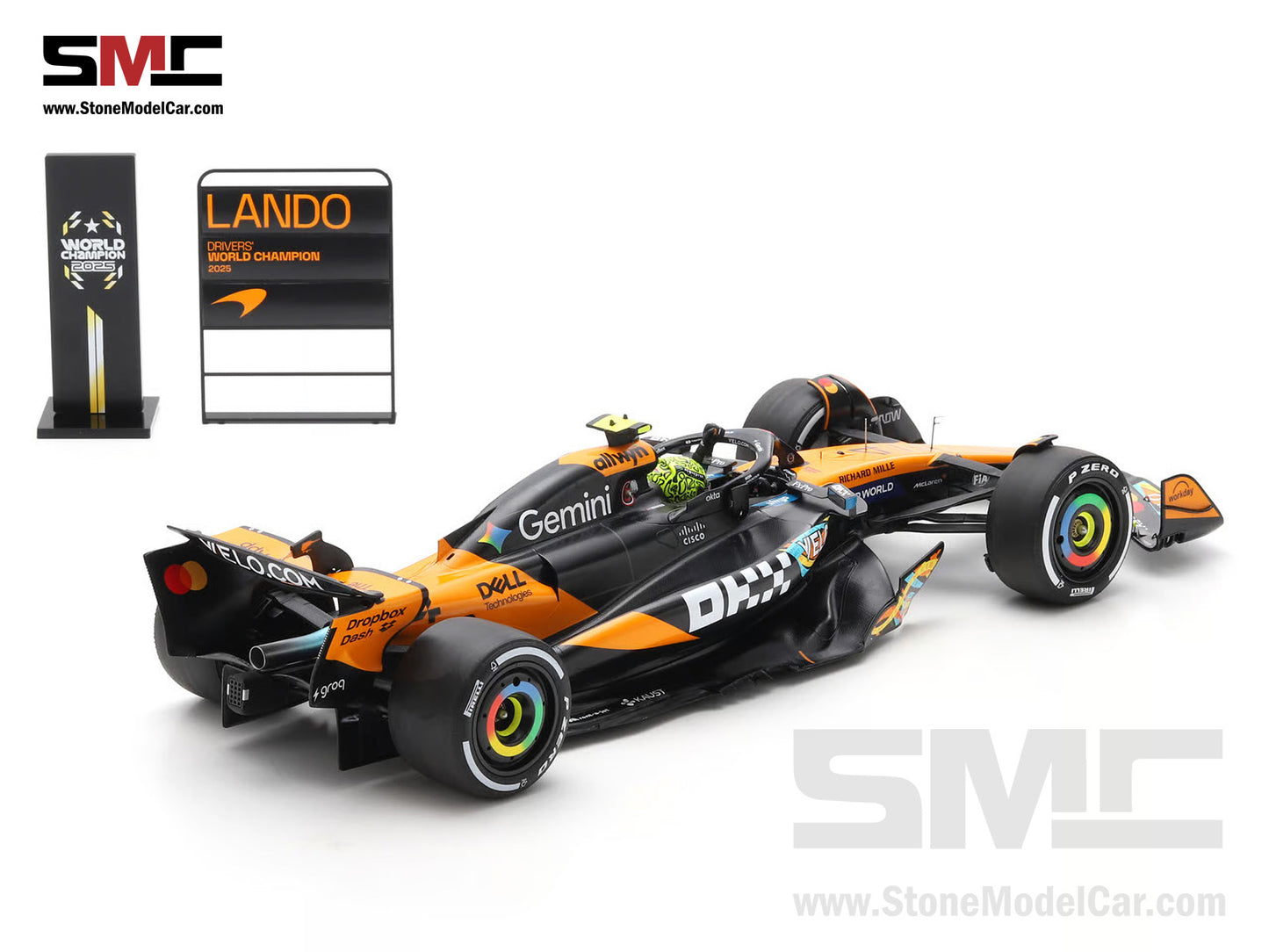 [Pre-Order] McLaren F1 MCL39 #4 Lando Norris Abu Dhabi GP 2025 World Champion 1:12 Spark 12S078