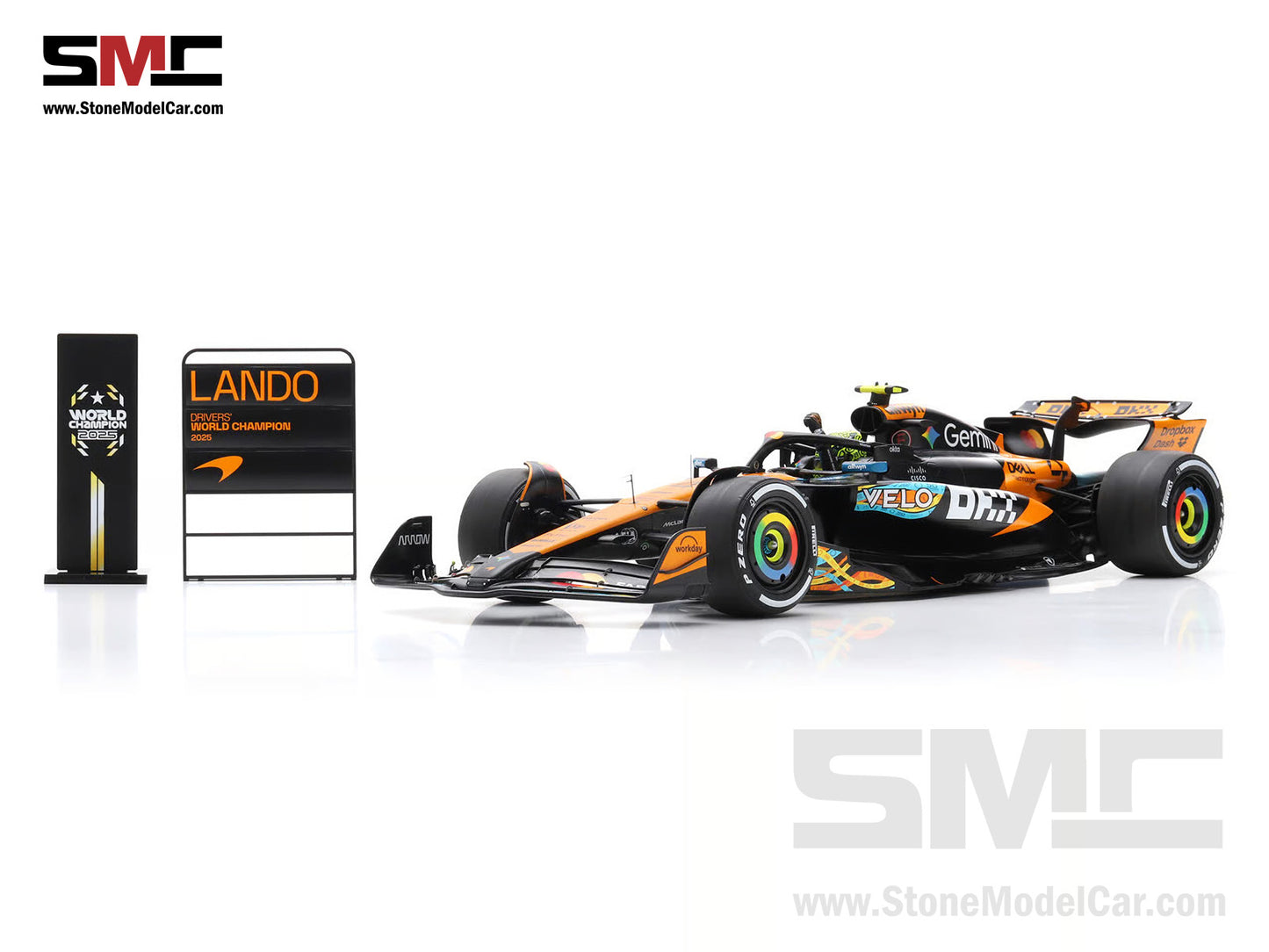 [Pre-Order] McLaren F1 MCL39 #4 Lando Norris Abu Dhabi GP 2025 World Champion 1:12 Spark 12S078