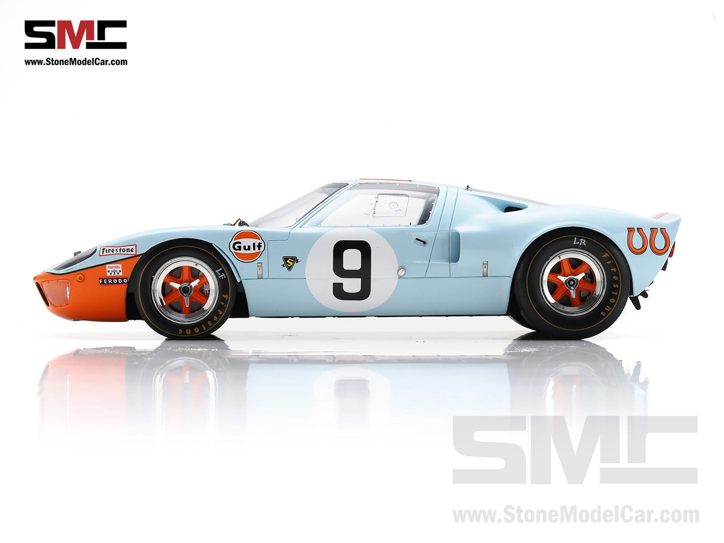 24h Le Mans 1968 Winner JW Automotive Engineering Ford GT 40 #9 P. Rodriguez - L. Bianchi 1:18 Spark 18LM68