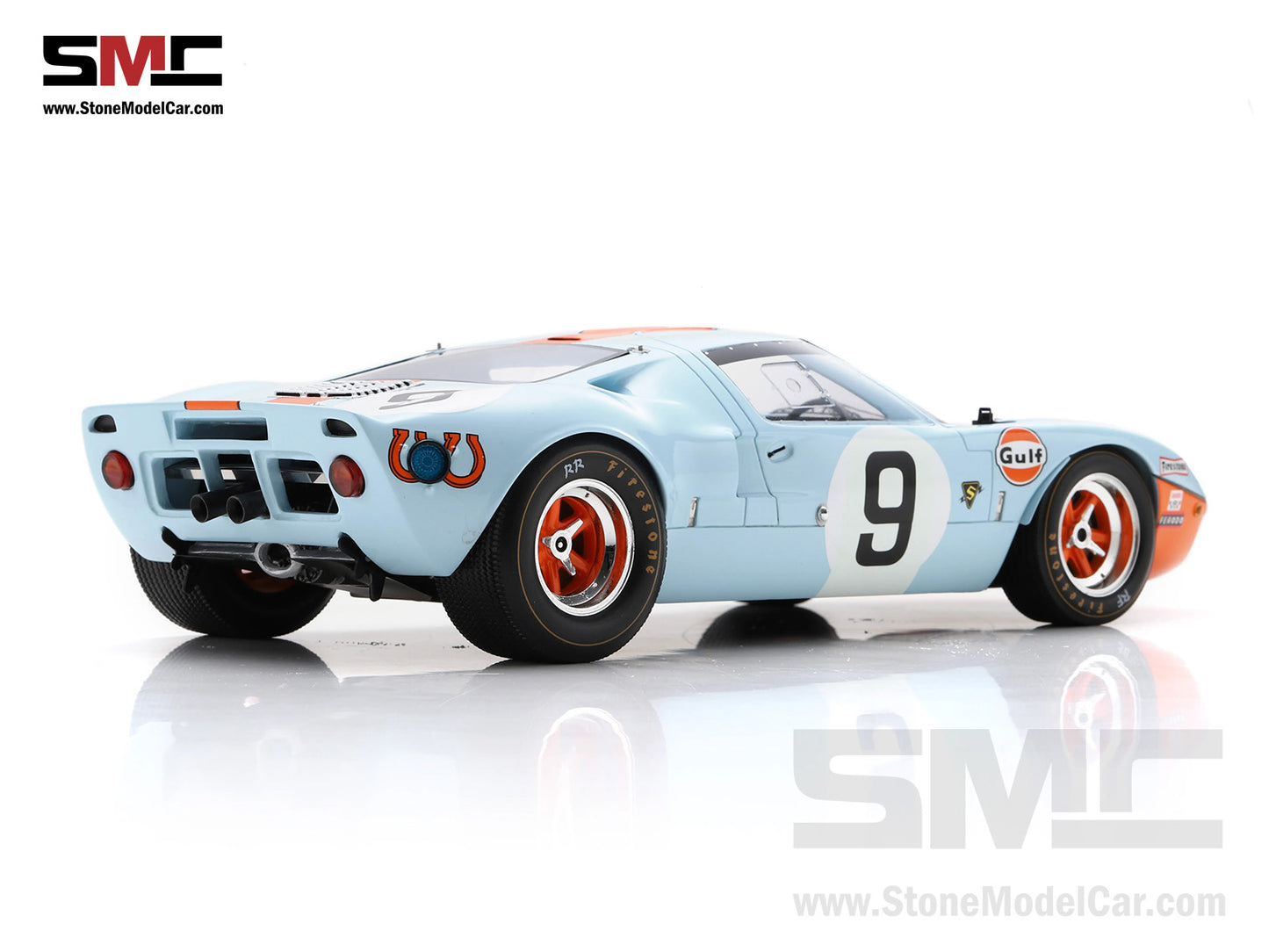 24h Le Mans 1968 Winner JW Automotive Engineering Ford GT 40 #9 P. Rodriguez - L. Bianchi 1:18 Spark 18LM68