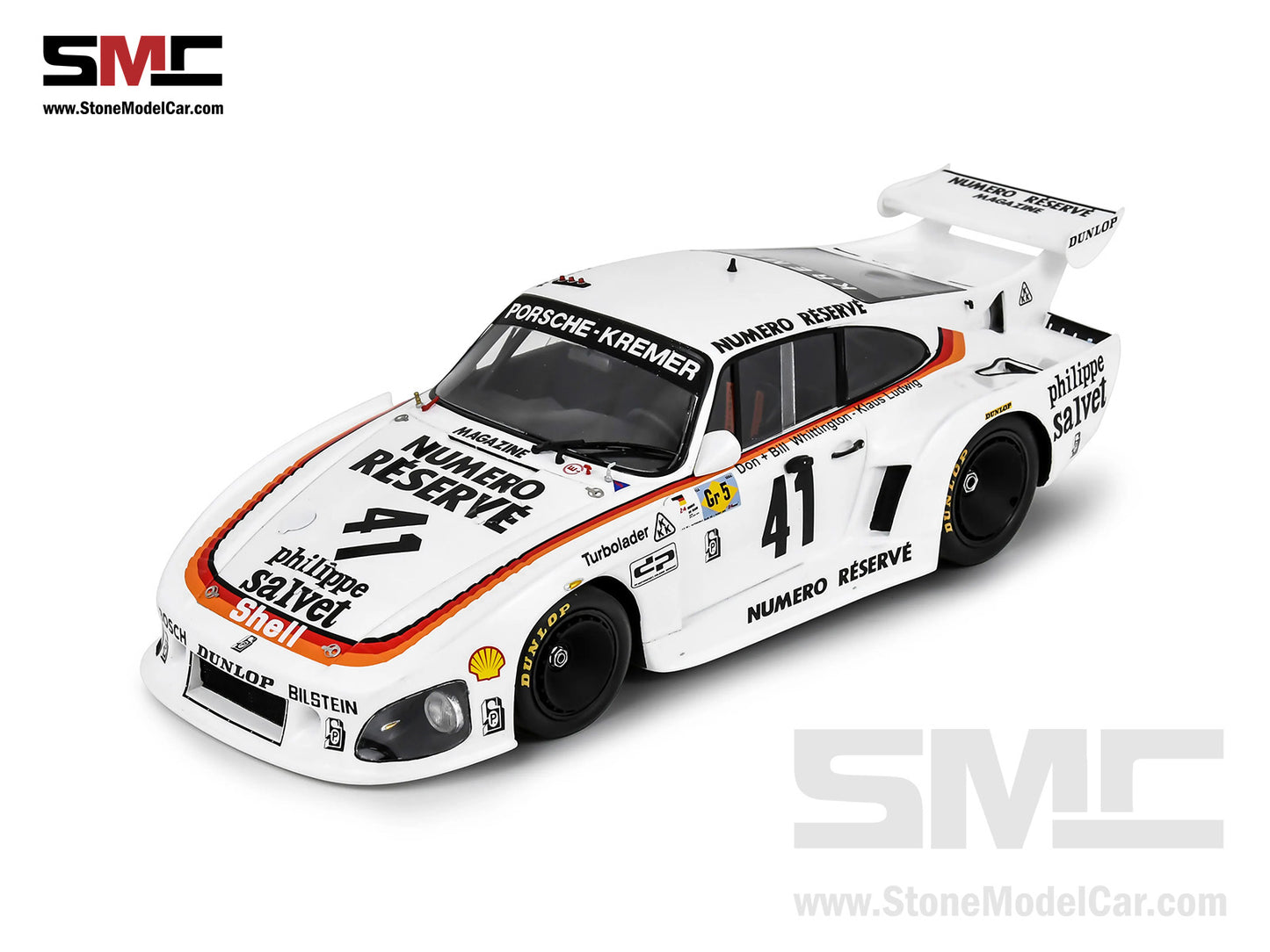 24h Le Mans 1979 Winner Porsche 935 K3 #41 K. Ludwig - B. Whittington - D. Whittington 1:18 Spark 18LM79