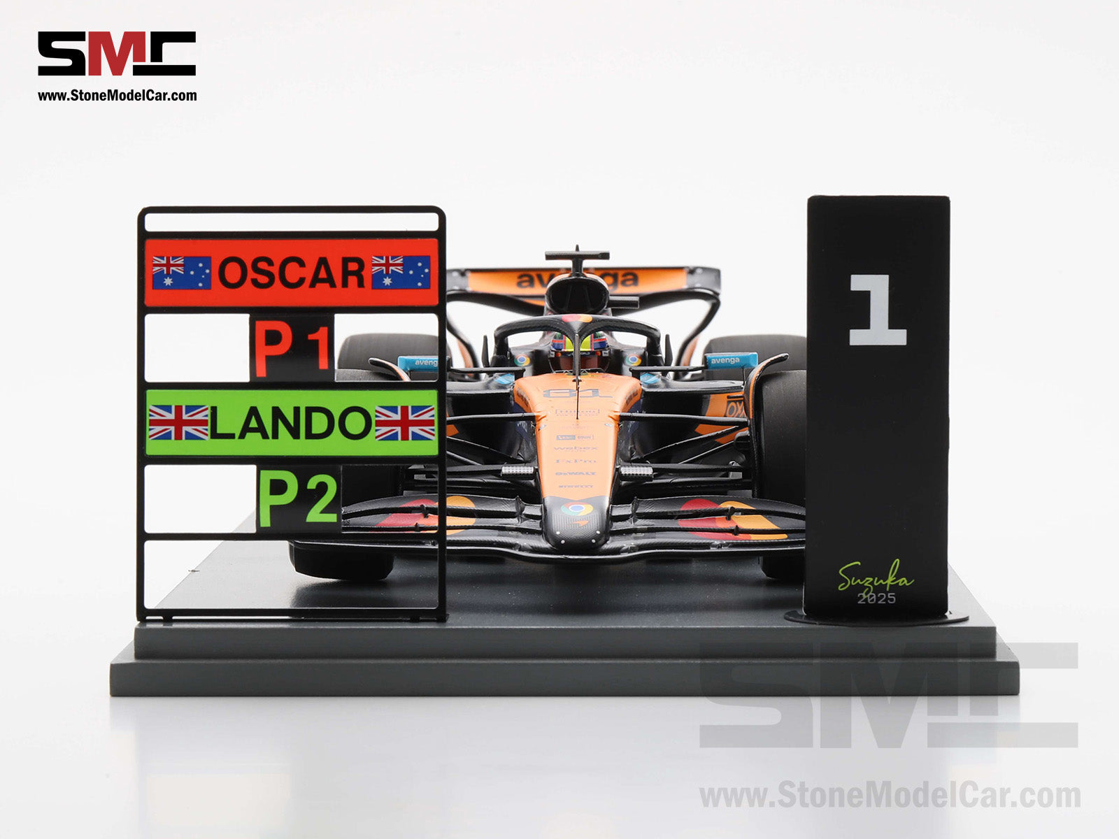 Spark McLaren 2021 Monaco GP LEDケース付き Spark McLaren 2021 Monaco GP LEDケース付き