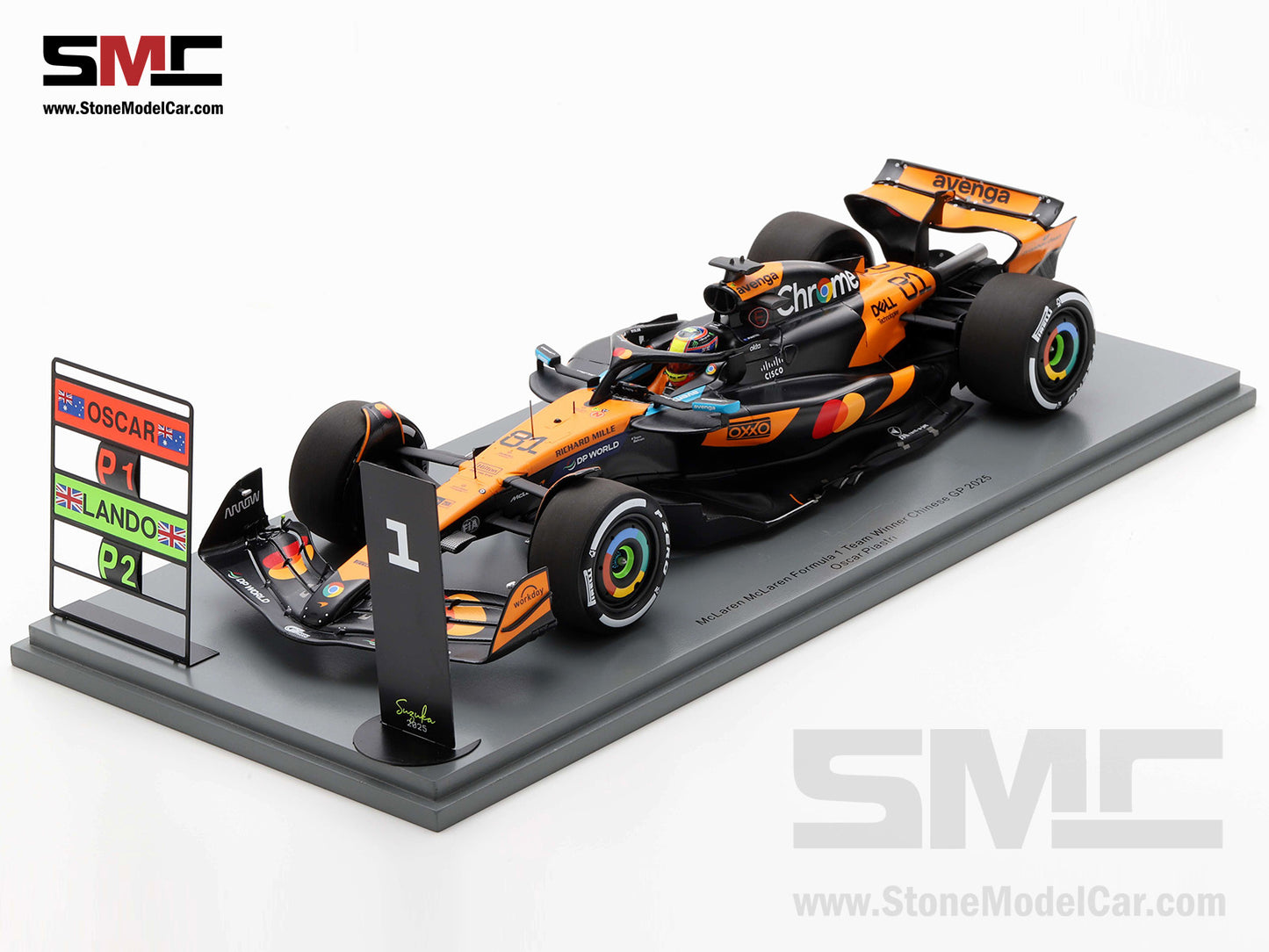 [Pre-Order] McLaren F1 MCL39 #81 Oscar Piastri Chinese GP 2025 Winner 1:18 Spark 18S1008