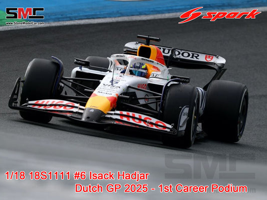 [Pre-Order] Visa Cash App RB F1 VCARB 02 #6 Isack Hadjar Dutch GP Podium 2025 Spark 1:18 18S1111
