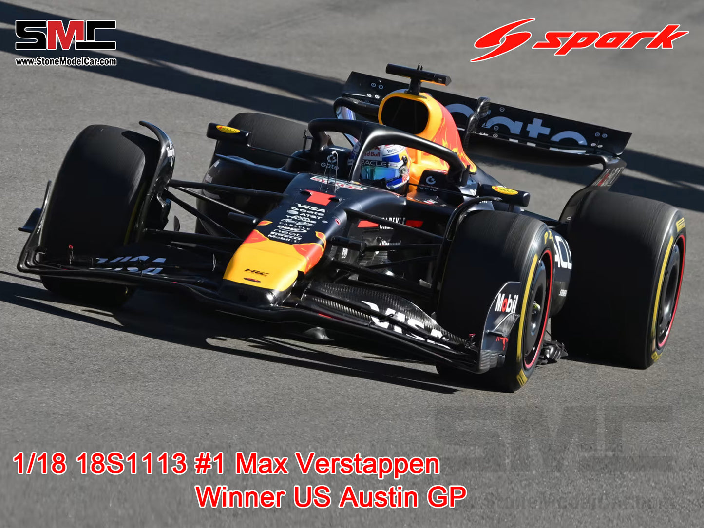 [Pre-Order] Red Bull F1 RB21 #1 Max Verstappen US Austin GP Winner 2025 1:18 Spark 18S1113