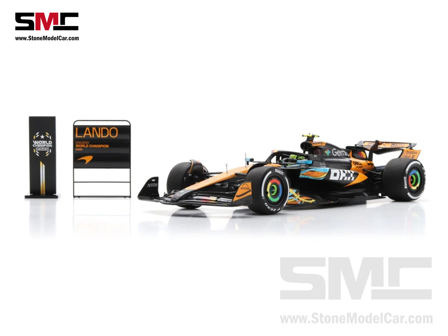 [Pre-Order] McLaren F1 MCL39 #4 Lando Norris Abu Dhabi GP 2025 World Champion 1:18 Spark 18S1118