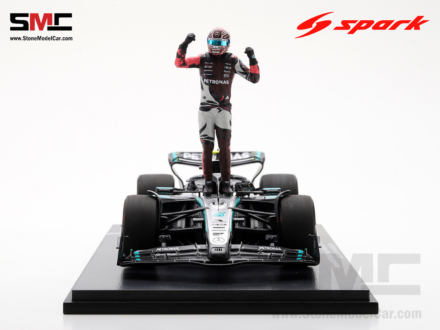 [Pre-Order] Mercedes F1 W16 #12 Kimi Antonelli Miami GP 2025 Sprint Pole Spark 1:18 Figurine Special