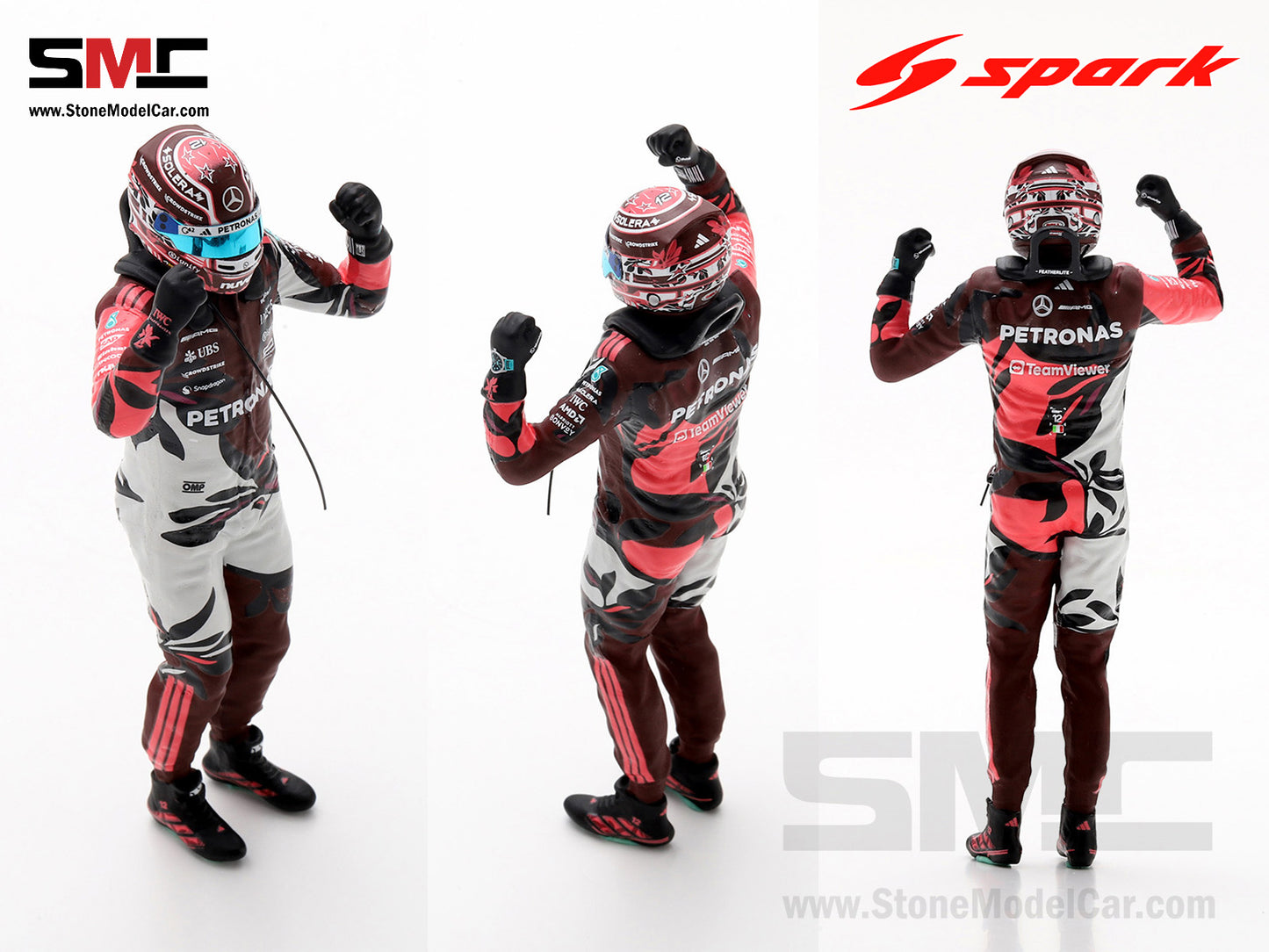 [Pre-Order] Mercedes F1 W16 #12 Kimi Antonelli Miami GP 2025 Sprint Pole Spark 1:18 Figurine Special