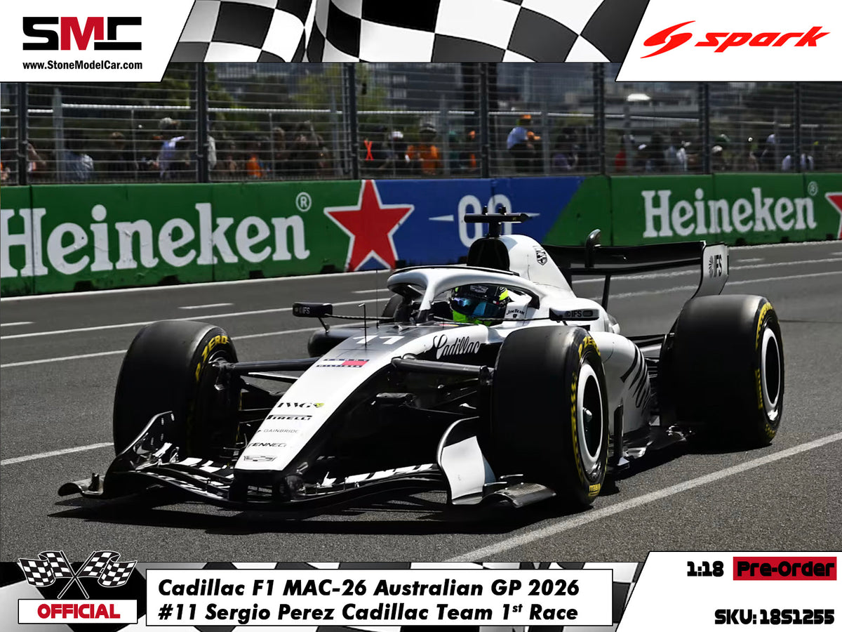 [Pre-Order] Cadillac F1 MAC-26 #11 Sergio Perez Australian GP 2026 1st Race Spark 1:18 18S1255
