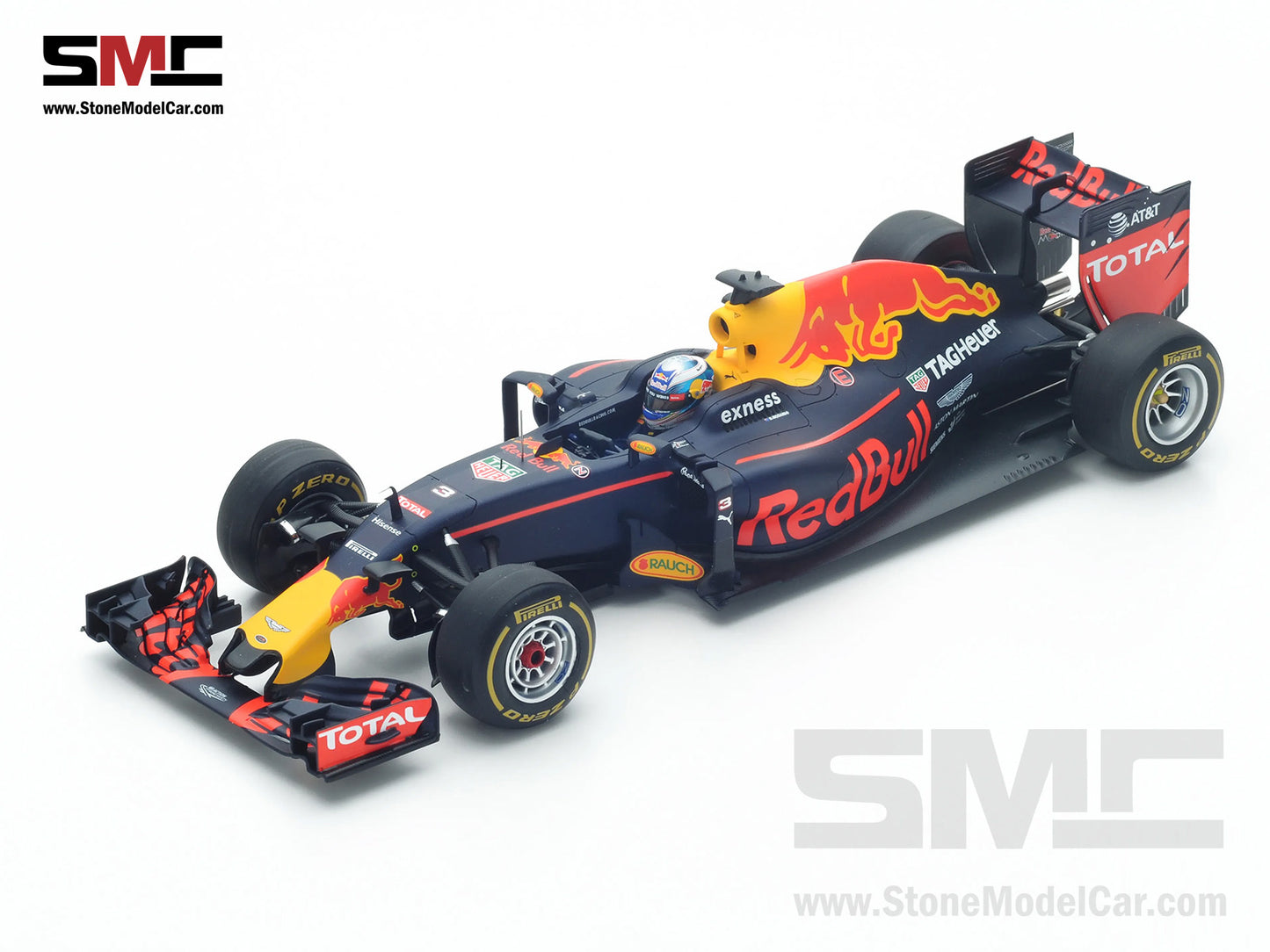 Red Bull Tag Heuer F1 RB12 #3 Daniel Ricciardo Winner Malaysian GP 2016 1:18 Spark 18S251