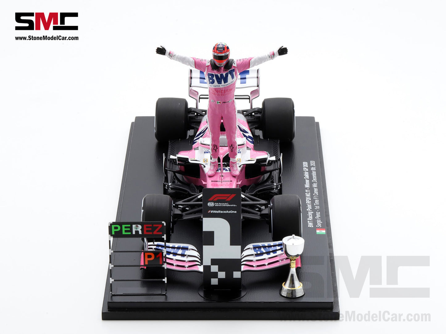 [Pre-Order] 1:18 Spark BWT Racing Point F1 RP20 #11 Sergio Perez Sakhir 2020 1st Career Win Special Edition