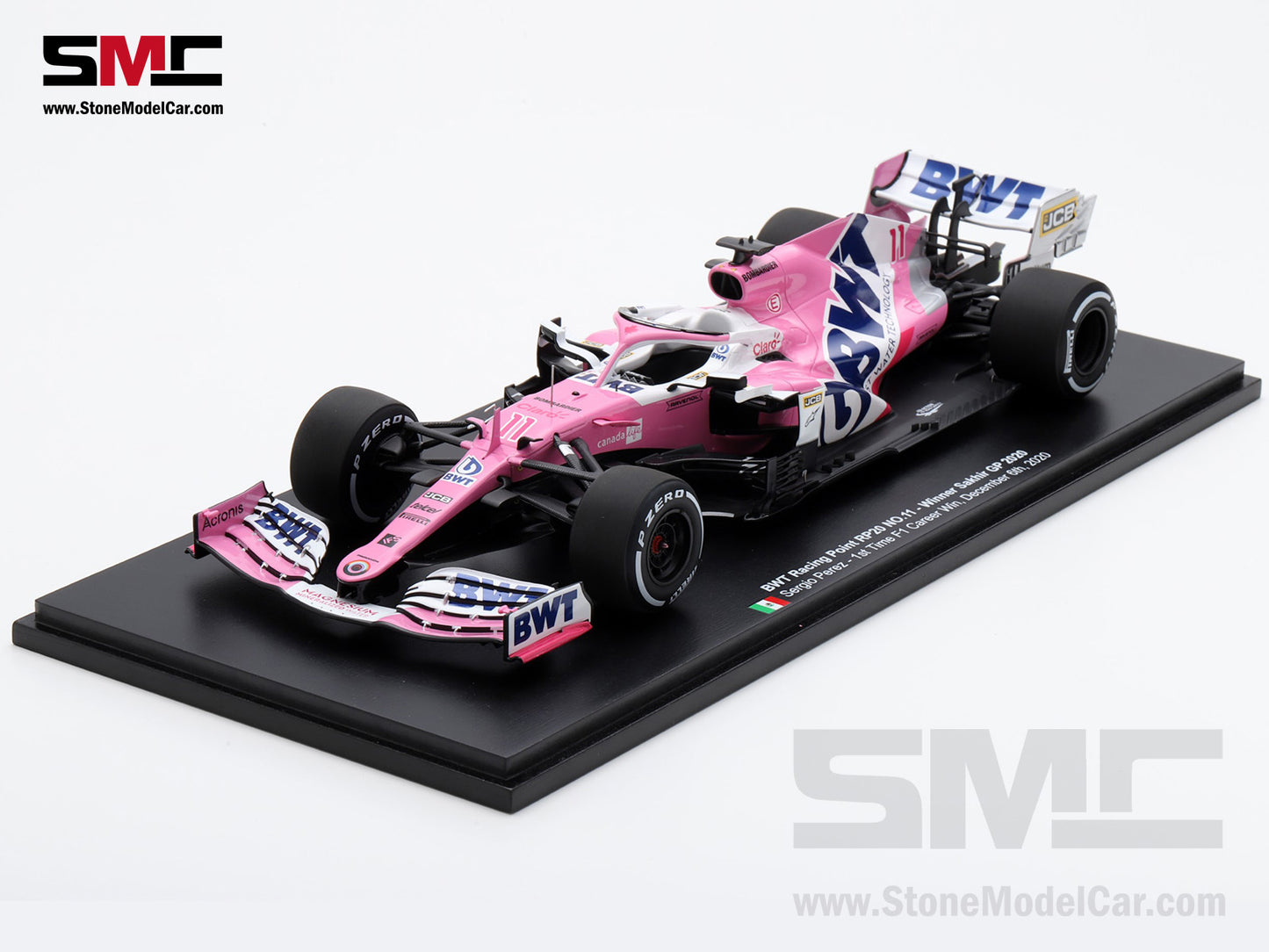 [Pre-Order] 1:18 Spark BWT Racing Point F1 RP20 #11 Sergio Perez Sakhir 2020 1st Career Win Special Edition