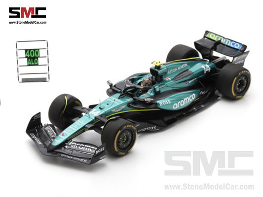 [Pre-Order] Aston Martin F1 AMR24 #14 Fernando Alonso Mexico 2024 400th GP Spark 1:18 18S664