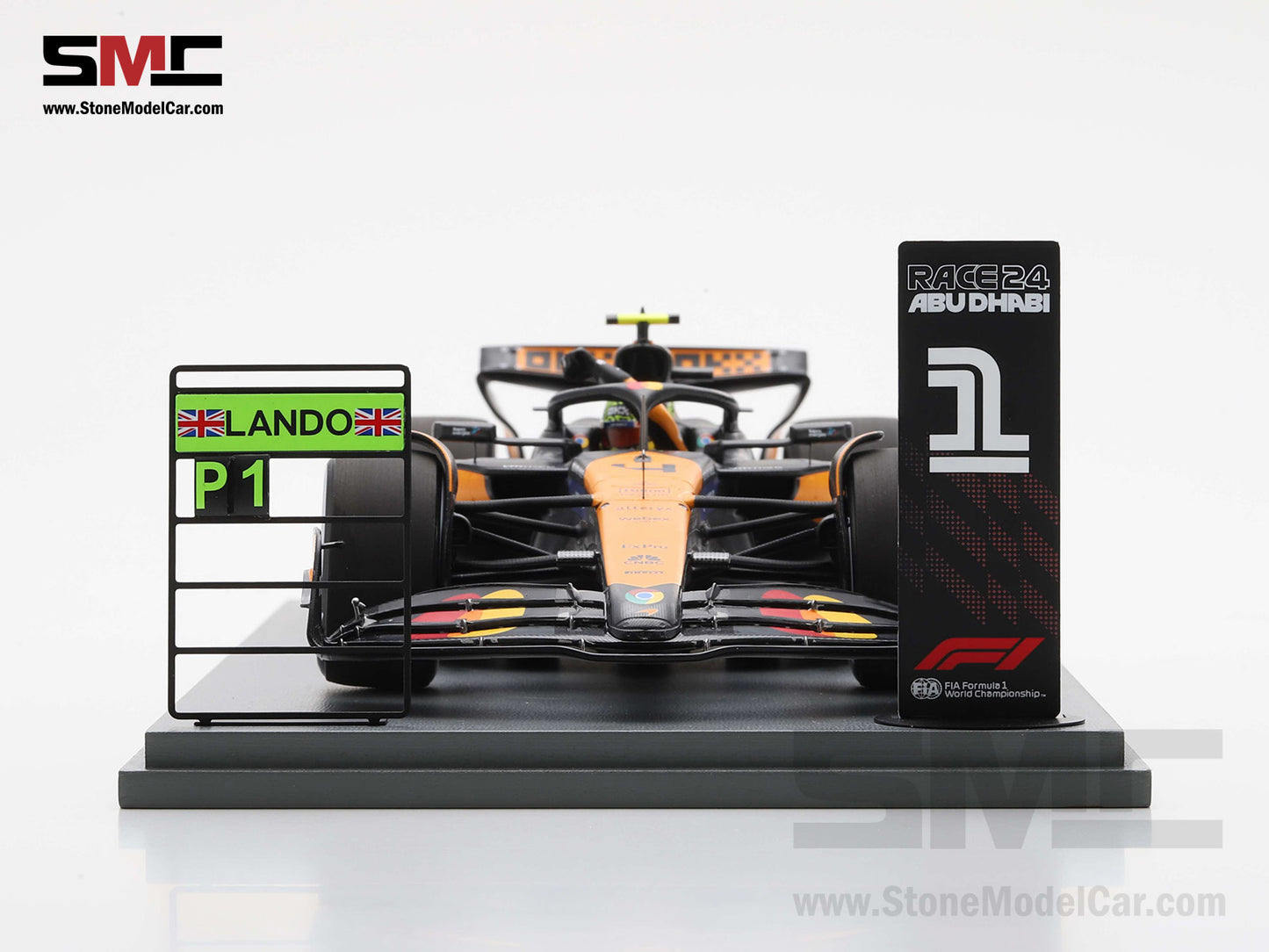 [Pre-Order] McLaren F1 MCL38 #4 Lando Norris Abu Dhabi GP 2024 Winner 1:18 Spark 18S665