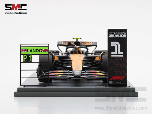 [Pre-Order] McLaren F1 MCL38 #4 Lando Norris Abu Dhabi GP 2024 Winner 1:18 Spark 18S665