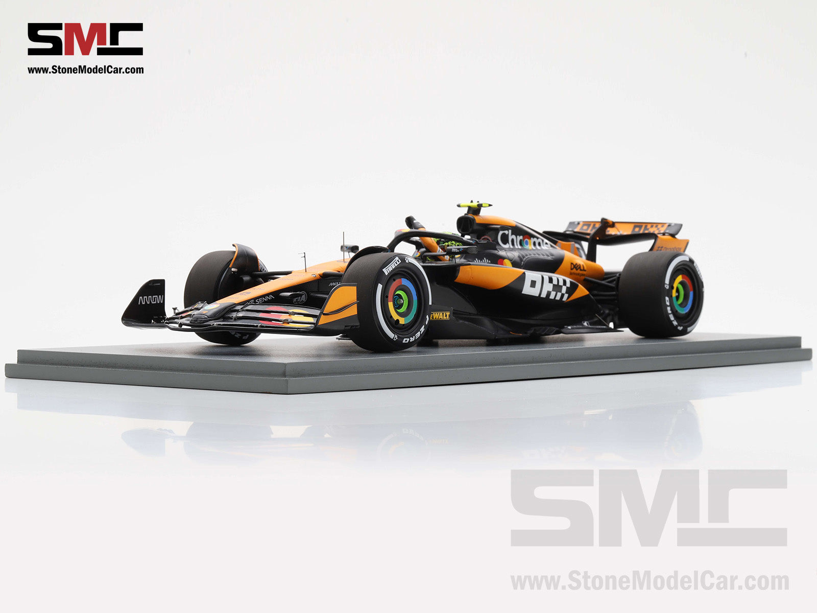 McLaren F1 MCL38 #4 Lando Norris Abu Dhabi GP 2024 Winner 1:18