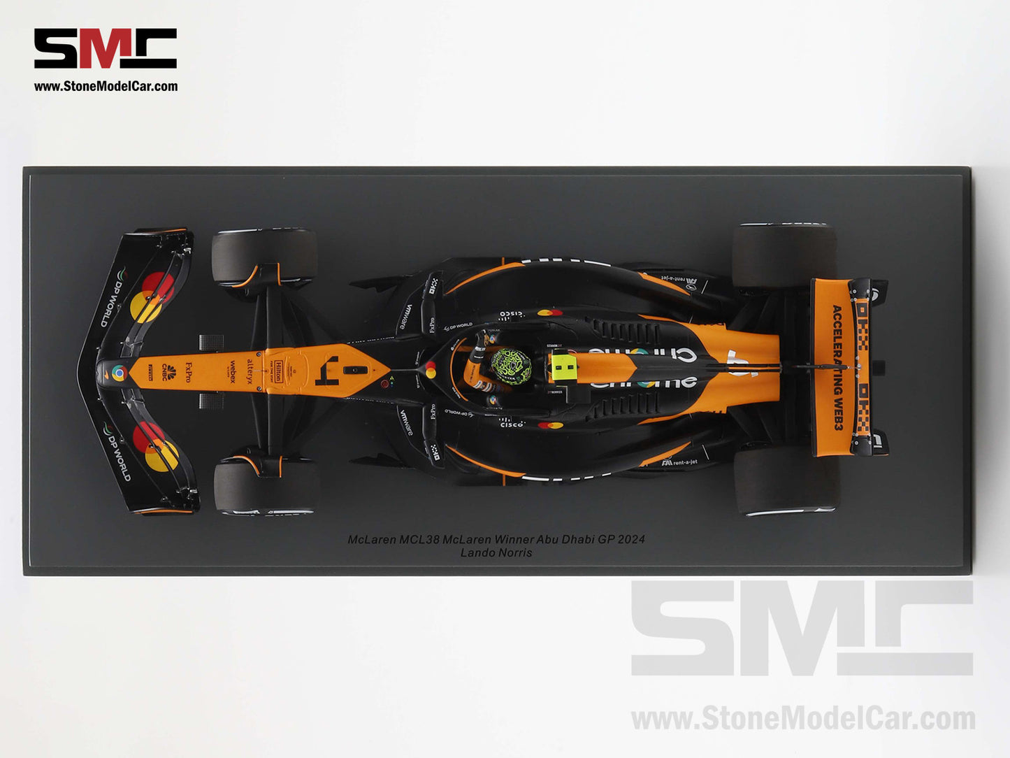 [Pre-Order] McLaren F1 MCL38 #4 Lando Norris Abu Dhabi GP 2024 Winner 1:18 Spark 18S665