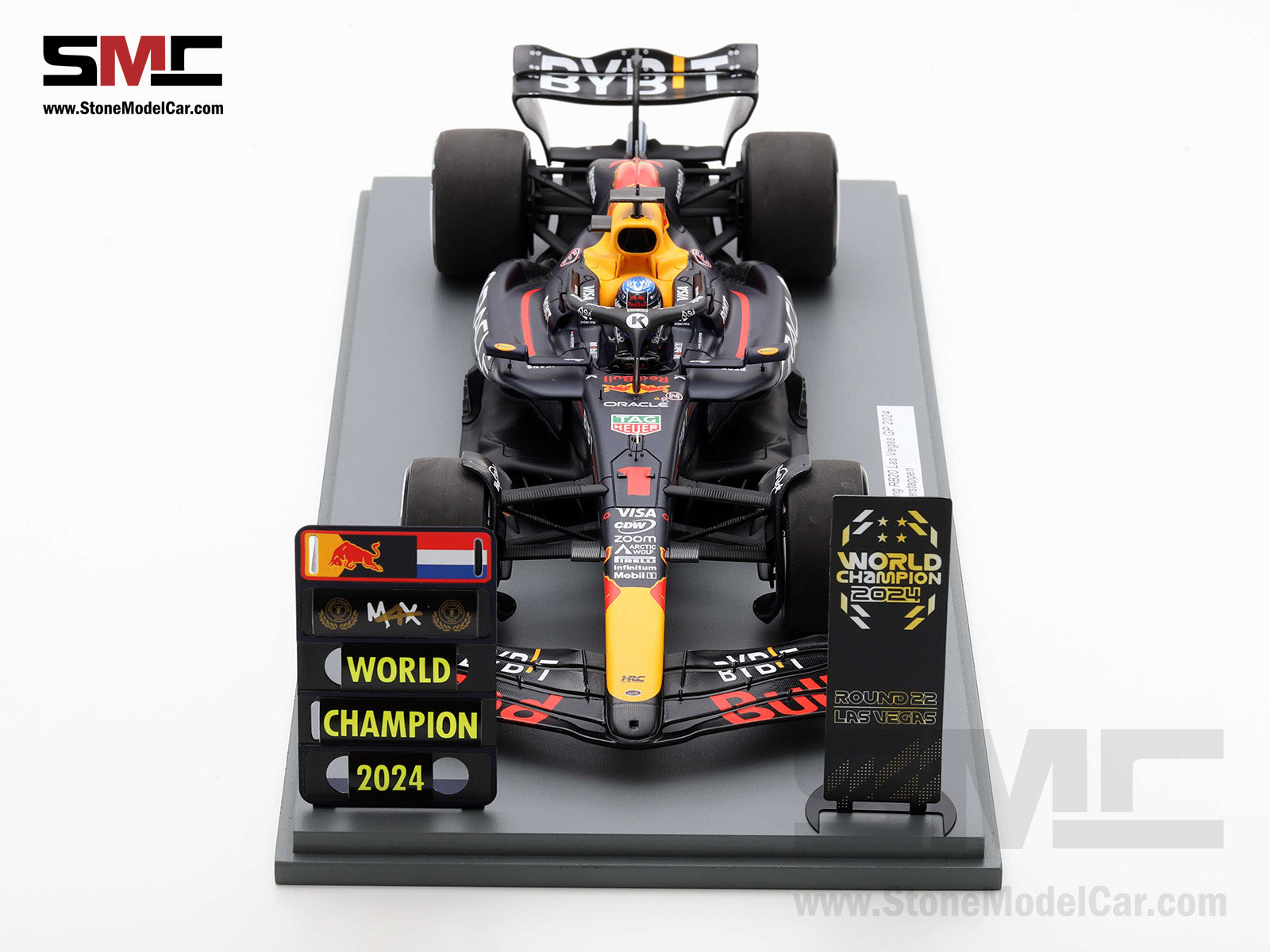 RB20 1/43 ラスベガスGP フェルスタッペン　Verstappen F1 Minichamps Red Bull RB20 5th Las Vegas GP 2024 - Max Verstappen 1