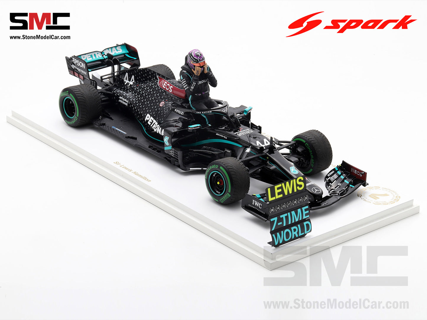 [Pre-Order] Mercedes F1 W11 #44 Lewis Hamilton Turkey GP 2020 7x World Champion 1:18 Spark Figure Edition