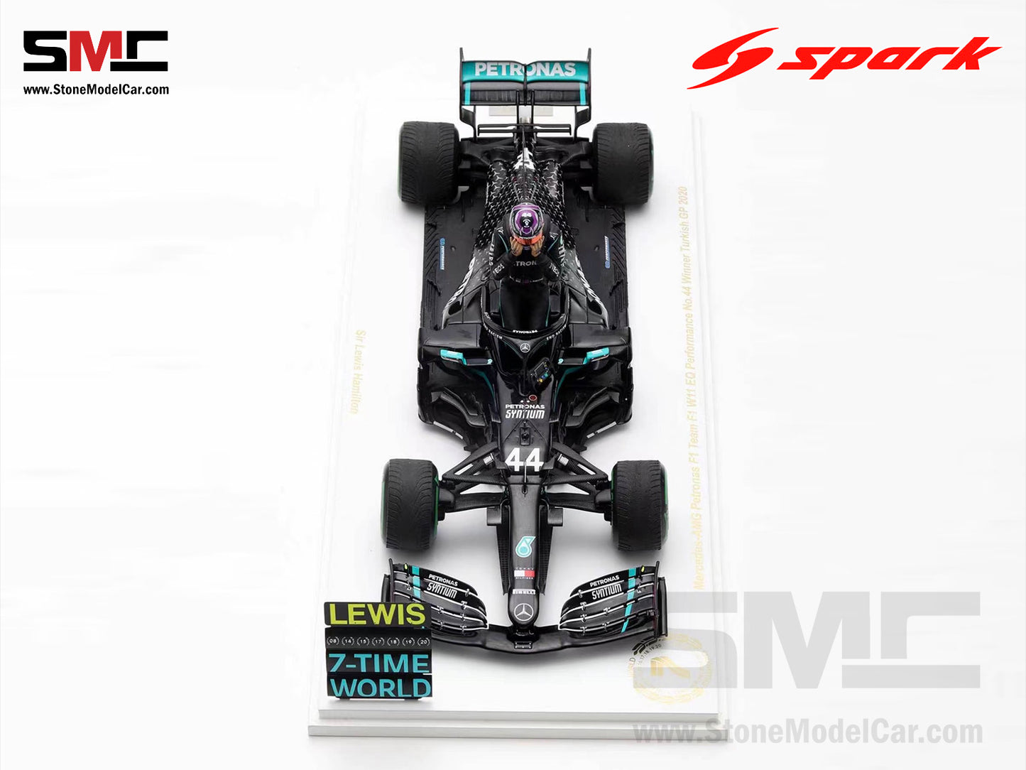 [Pre-Order] Mercedes F1 W11 #44 Lewis Hamilton Turkey GP 2020 7x World Champion 1:18 Spark Figure Edition