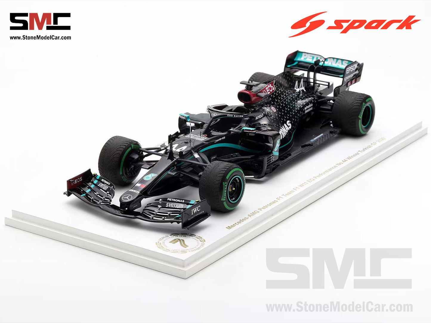 [Pre-Order] Mercedes F1 W11 #44 Lewis Hamilton Turkey GP 2020 7x World Champion 1:18 Spark Figure Edition