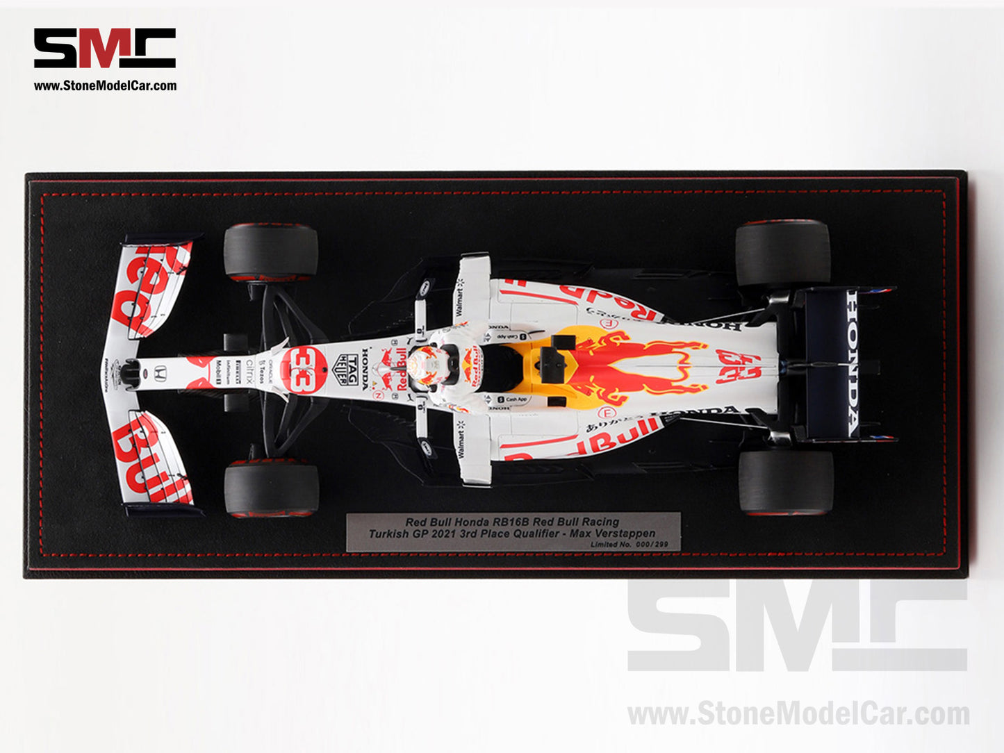 [Pre-Order] Red Bull F1 RB16B #33 Max Verstappen 2021 World Champion Turkish GP Special Livery 1:18 Spark Figure Special