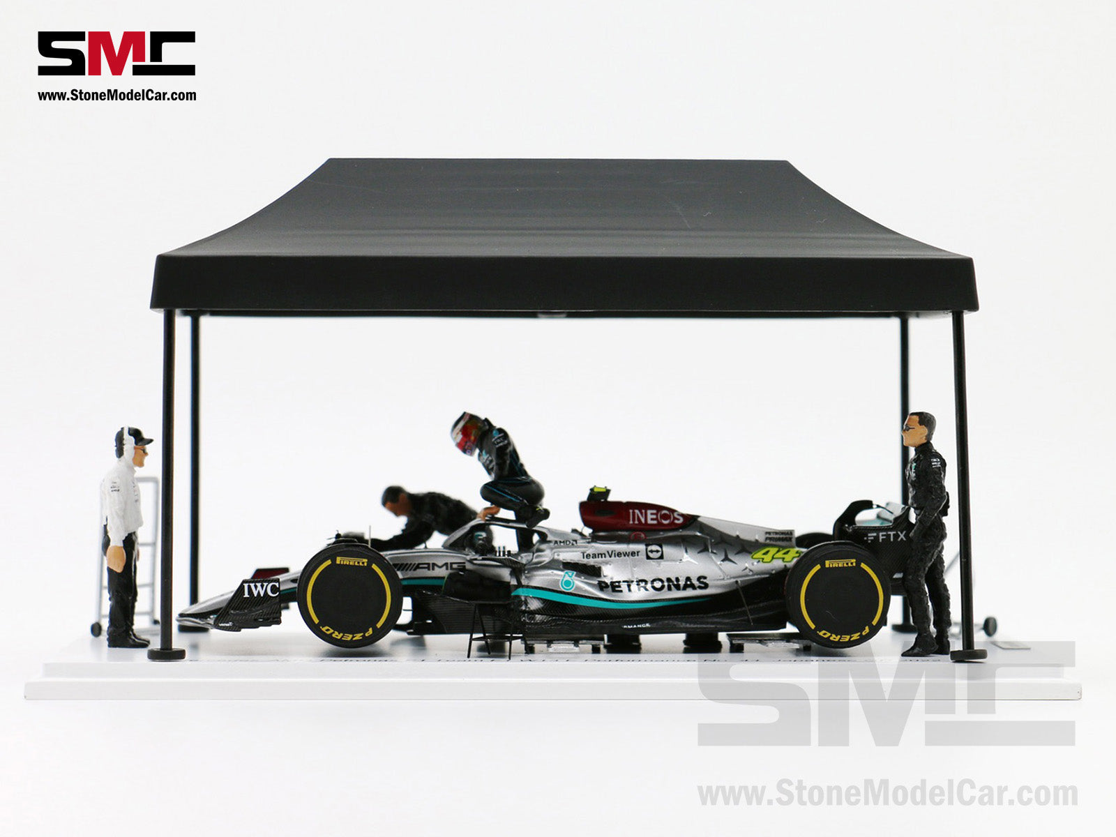 1/43 Spark Mercedes-AMG W13 2022 ハミルトン Spark Mercedes AMG F1 W13 #44 Lewis Hamilton French GP 2022